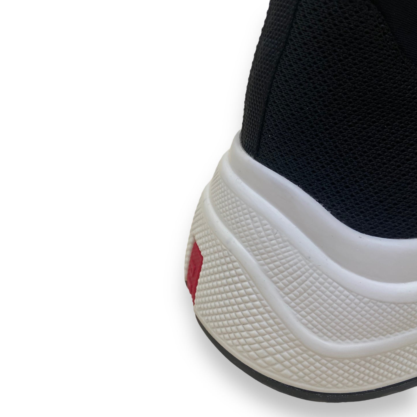 PRADA MESH AND NEOPRENE SNEAKERS BLACK UK6