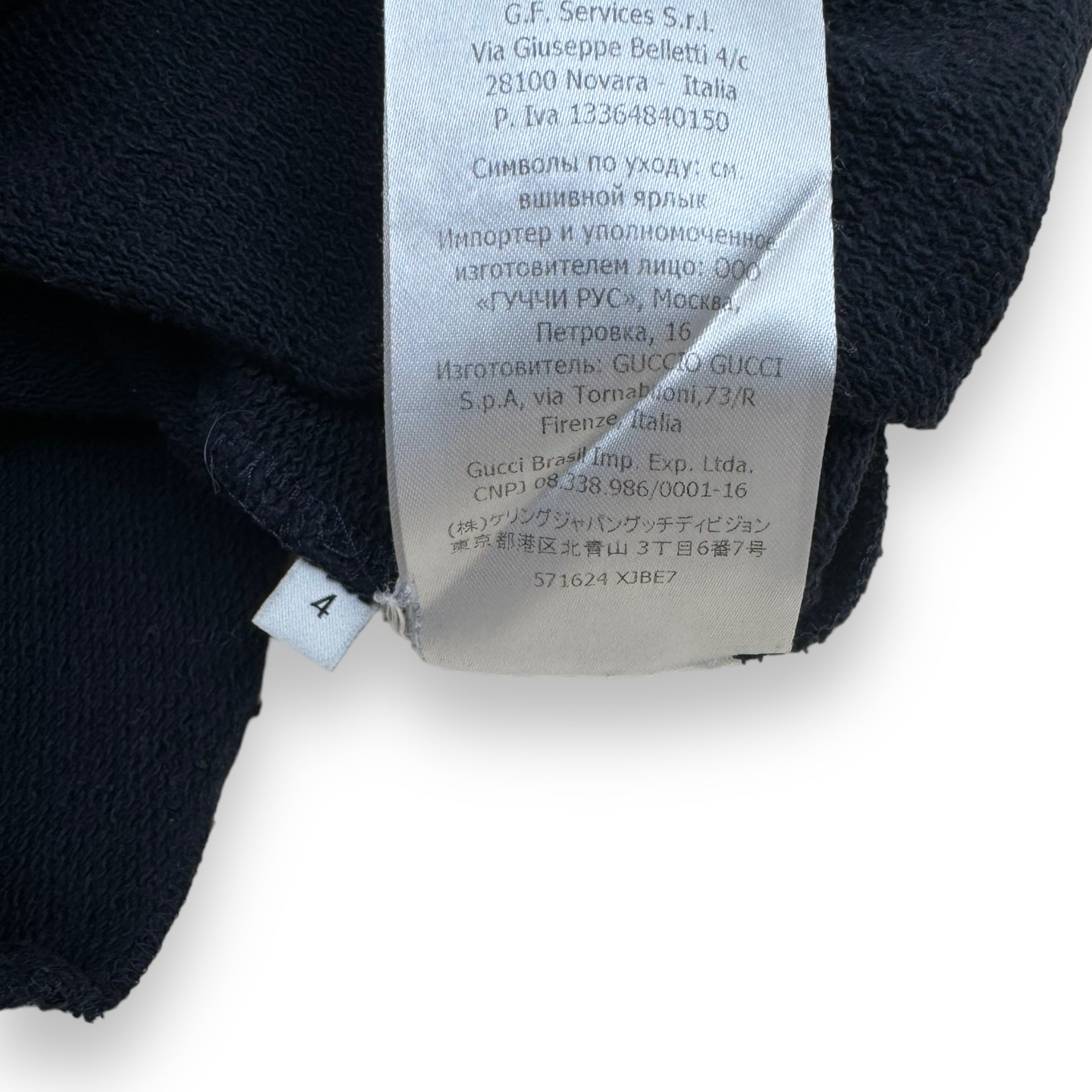 GUCCI COTTON WEB BOW DRESS NAVY AGE4