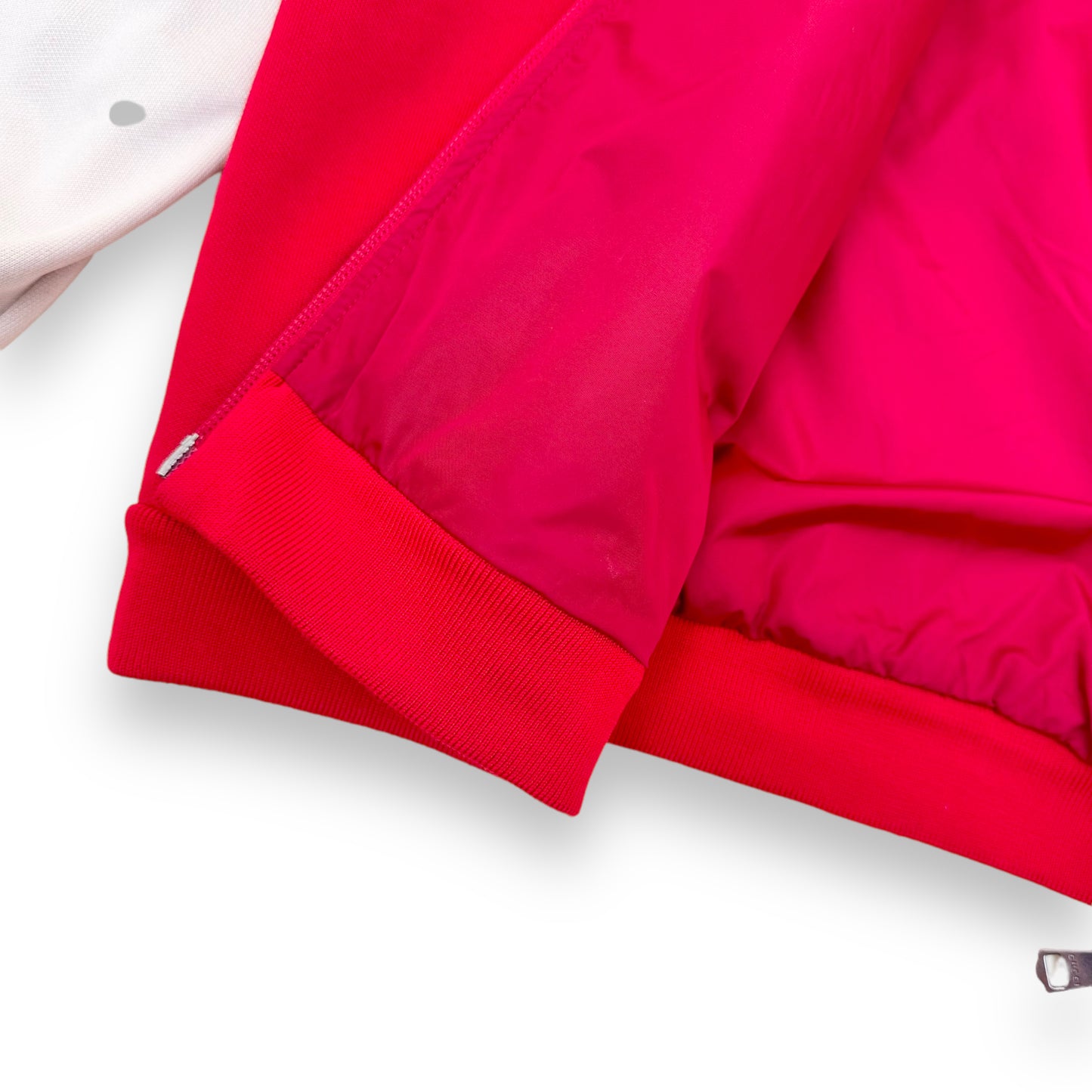 GUCCI ZIP-UP TECHNICAL TRACK JACKET RED L