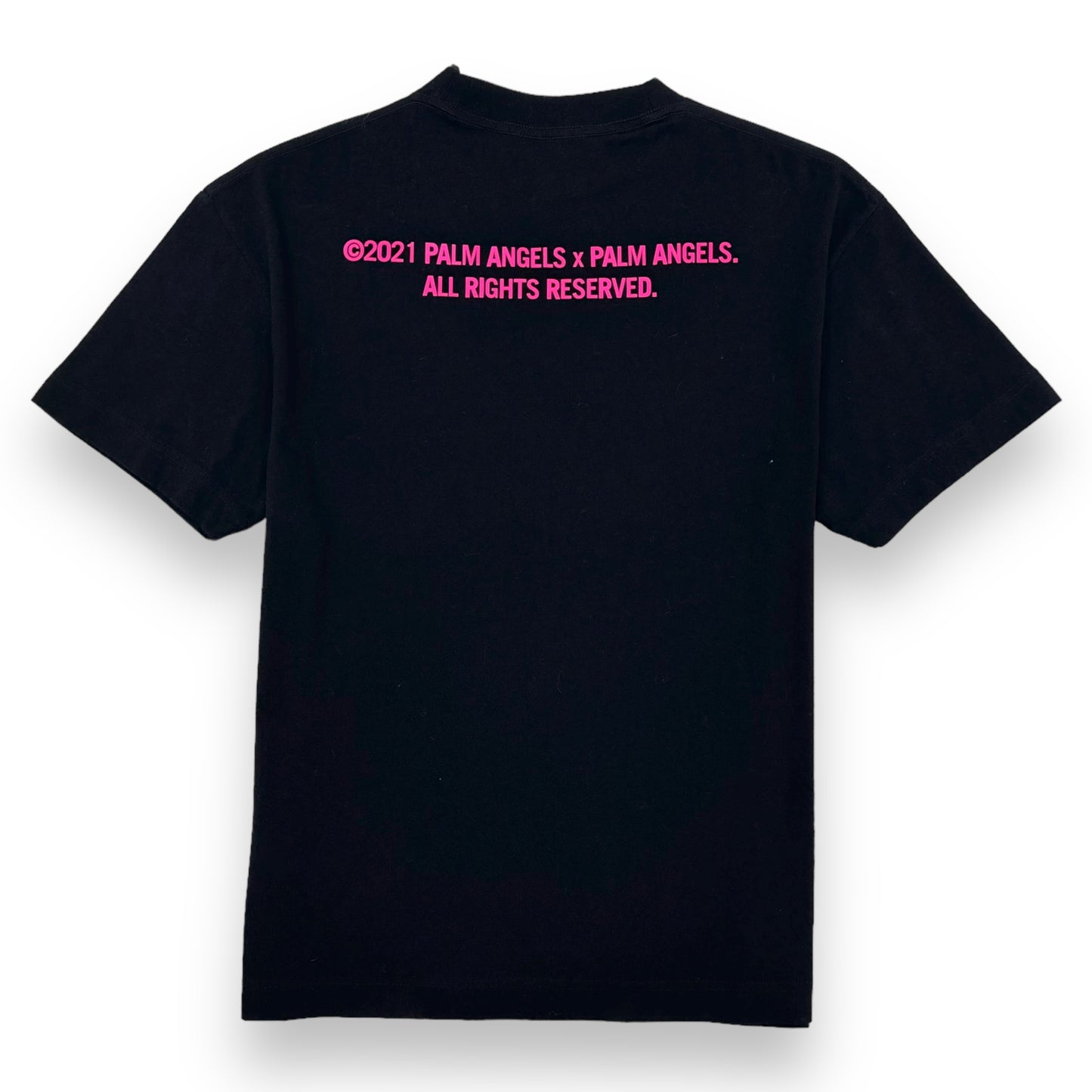 PALM ANGELS PALM TREE T-SHIRT PINK / BLACK M