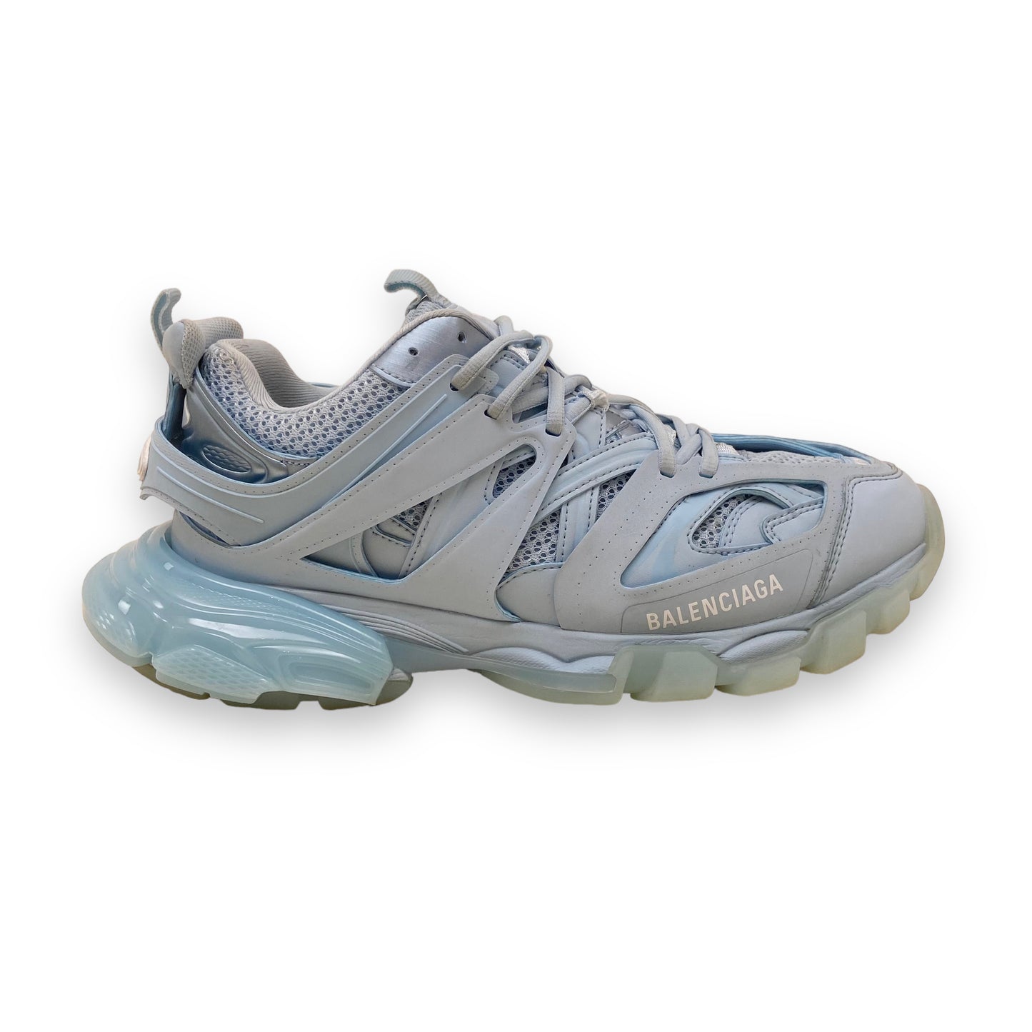 BALENCIAGA TRACK RUNNER SNEAKERS BABY BLUE UK8