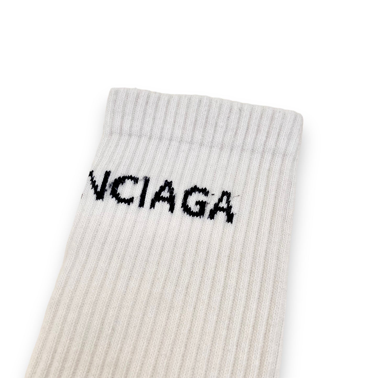 BALENCIAGA SOCKS WHITE O/S