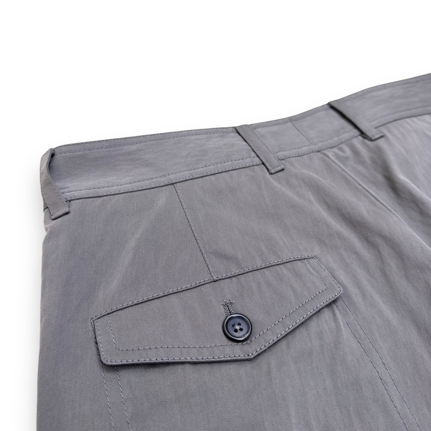 DOLCE & GABBANA COTTON CARGO TROUSERS GREY S