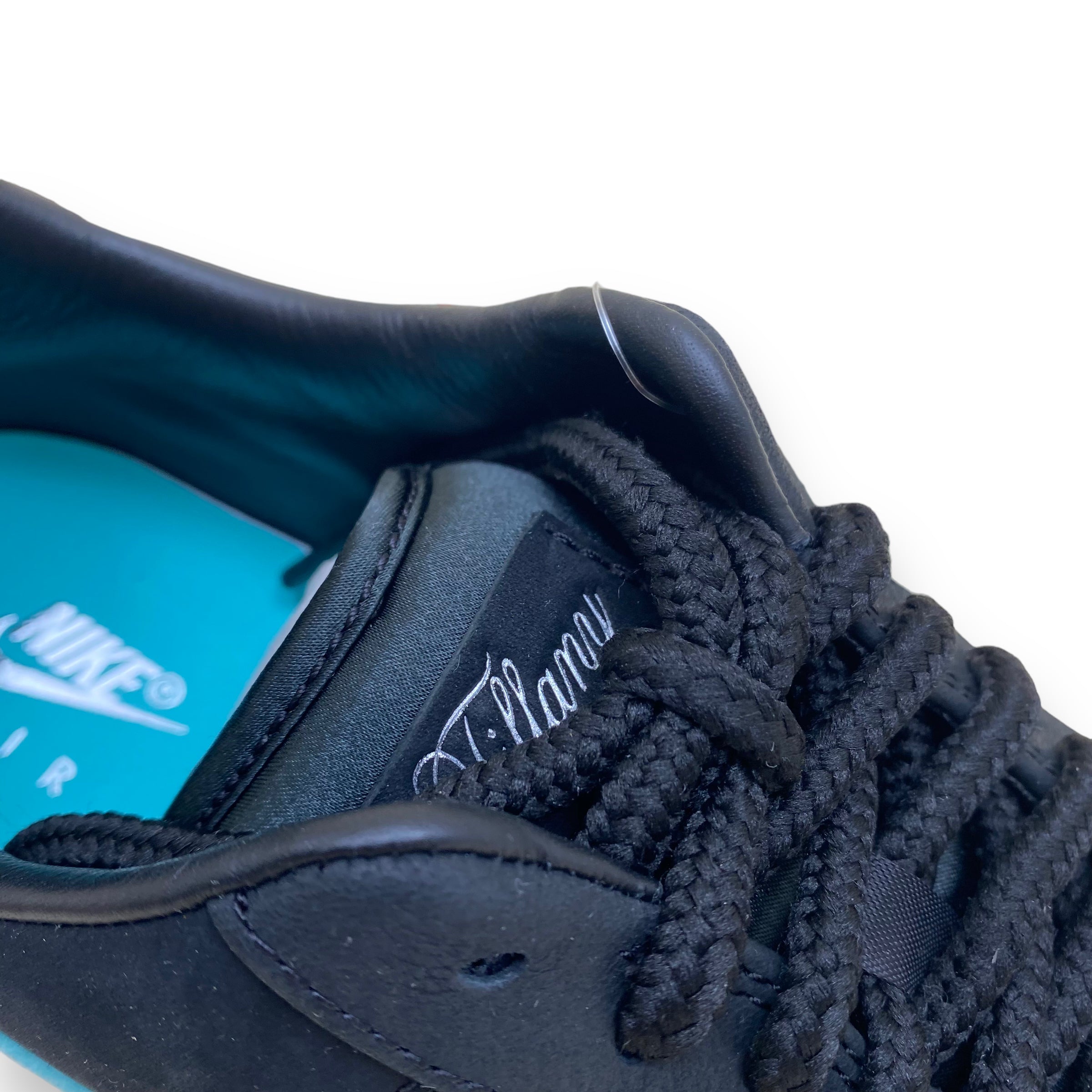 NIKE X TIFFANY & CO AIR FORCE 1 LOW ‘1837’ SNEAKERS BLACK UK9.5