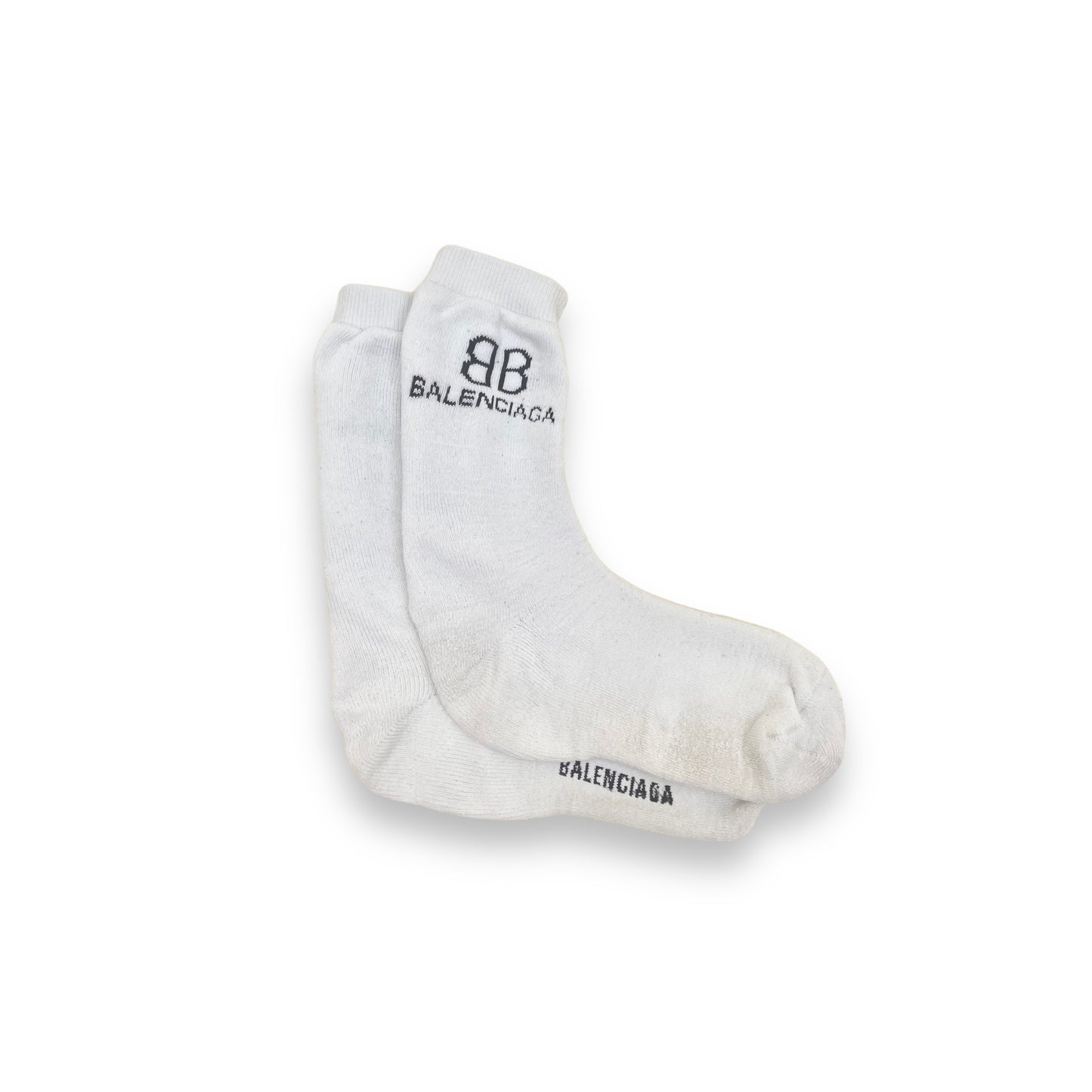 BALENCIAGA SOCKS WHITE O/S