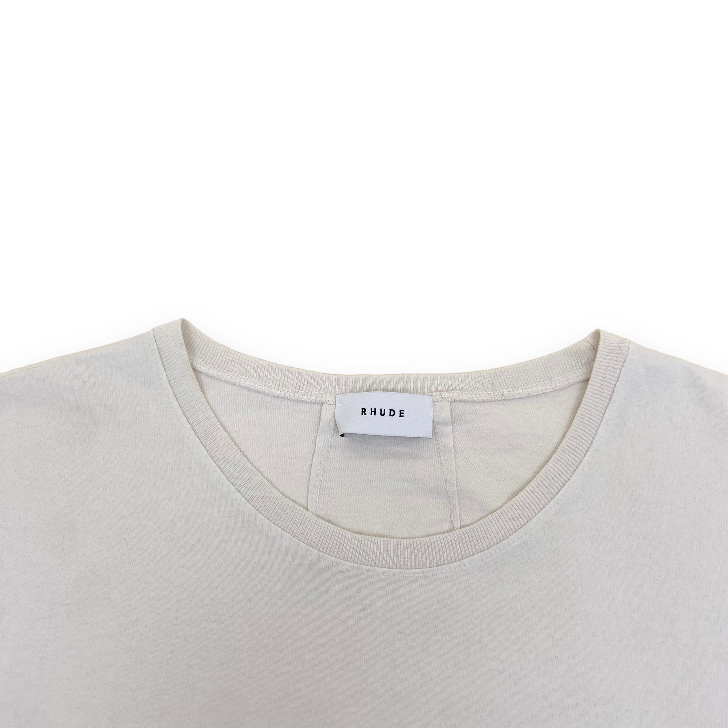 RHUDE EAGLE T-SHIRT WHITE L