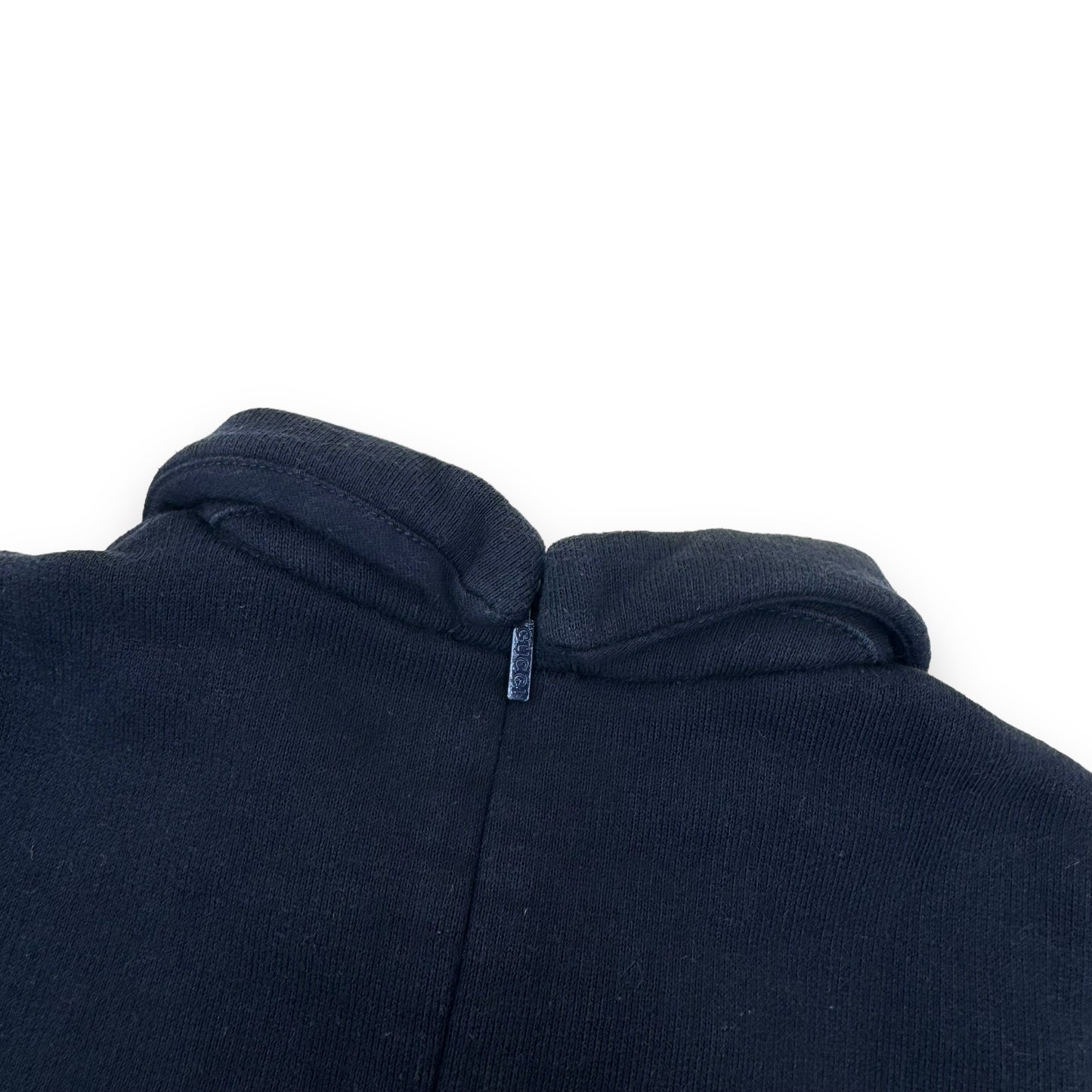 GUCCI COTTON WEB BOW DRESS NAVY AGE4