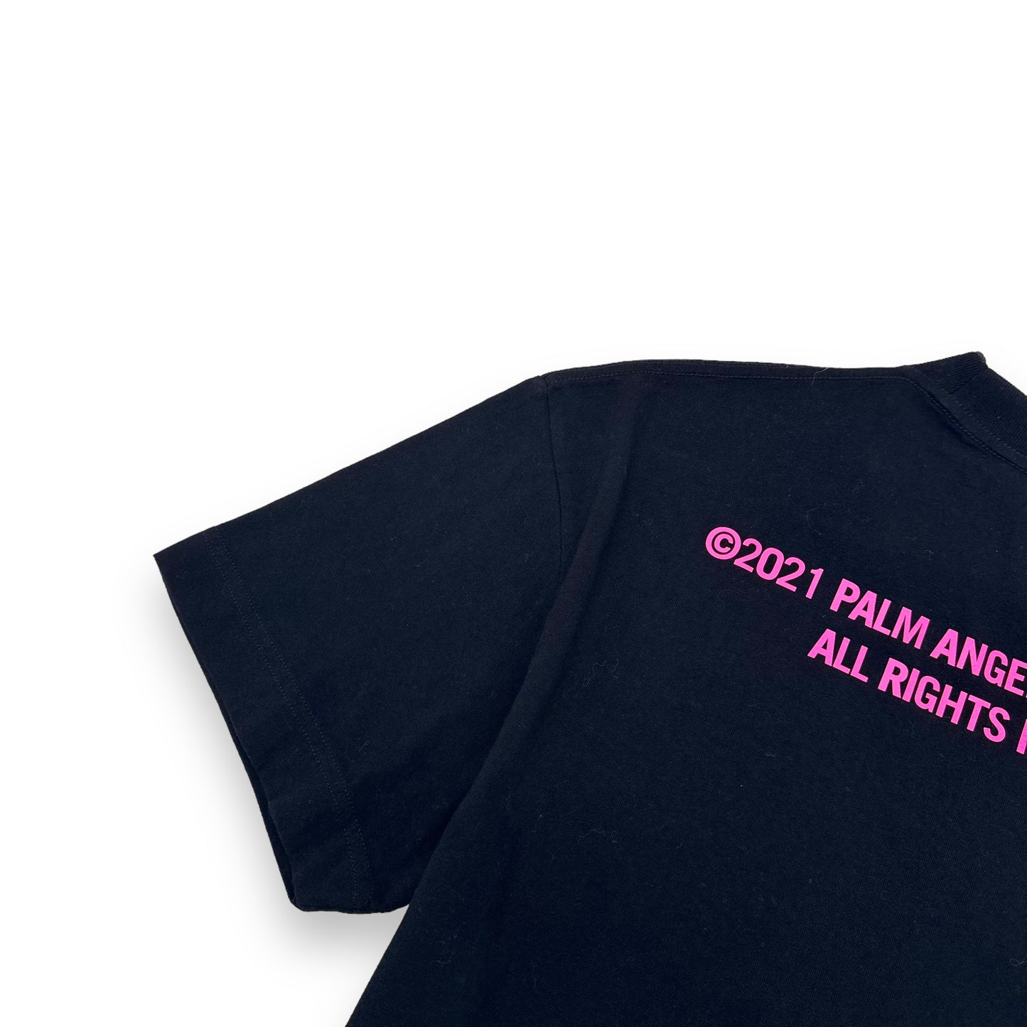 PALM ANGELS PALM TREE T-SHIRT PINK / BLACK M