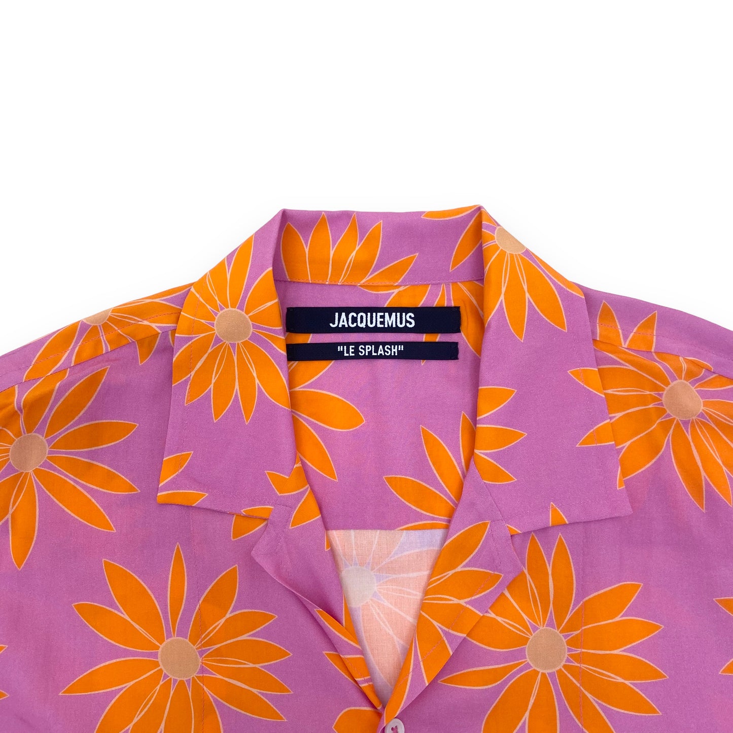 JACQUEMUS ‘LE SPLASH’ FLORAL SHIRT PINK XL