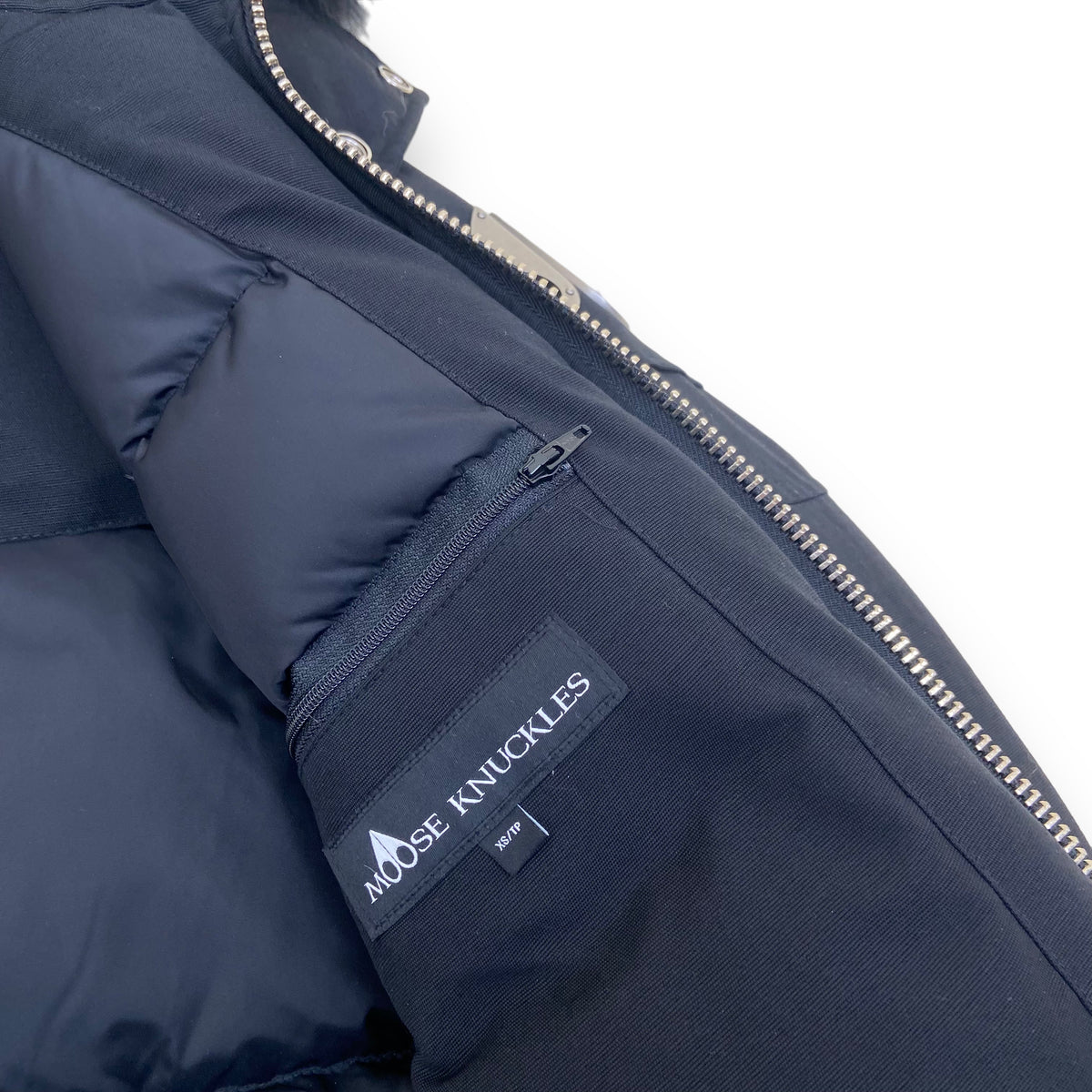 MOOSE KNUCKLES ORIGINAL STIRLING PARKA NEOSHEAR JACKET BLACK XS