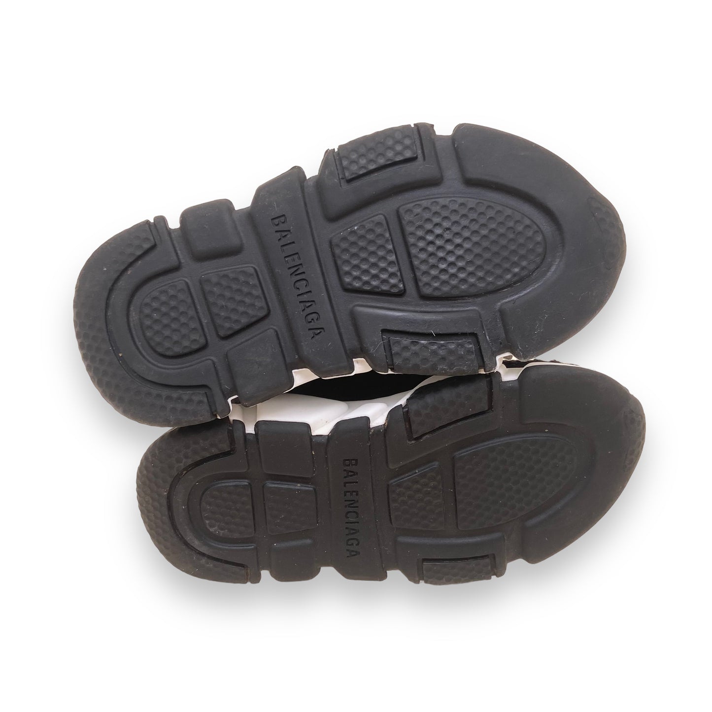 BALENCIAGA SPEED LACE-UP RECYCLED KNIT SNEAKERS KIDS UK6-7