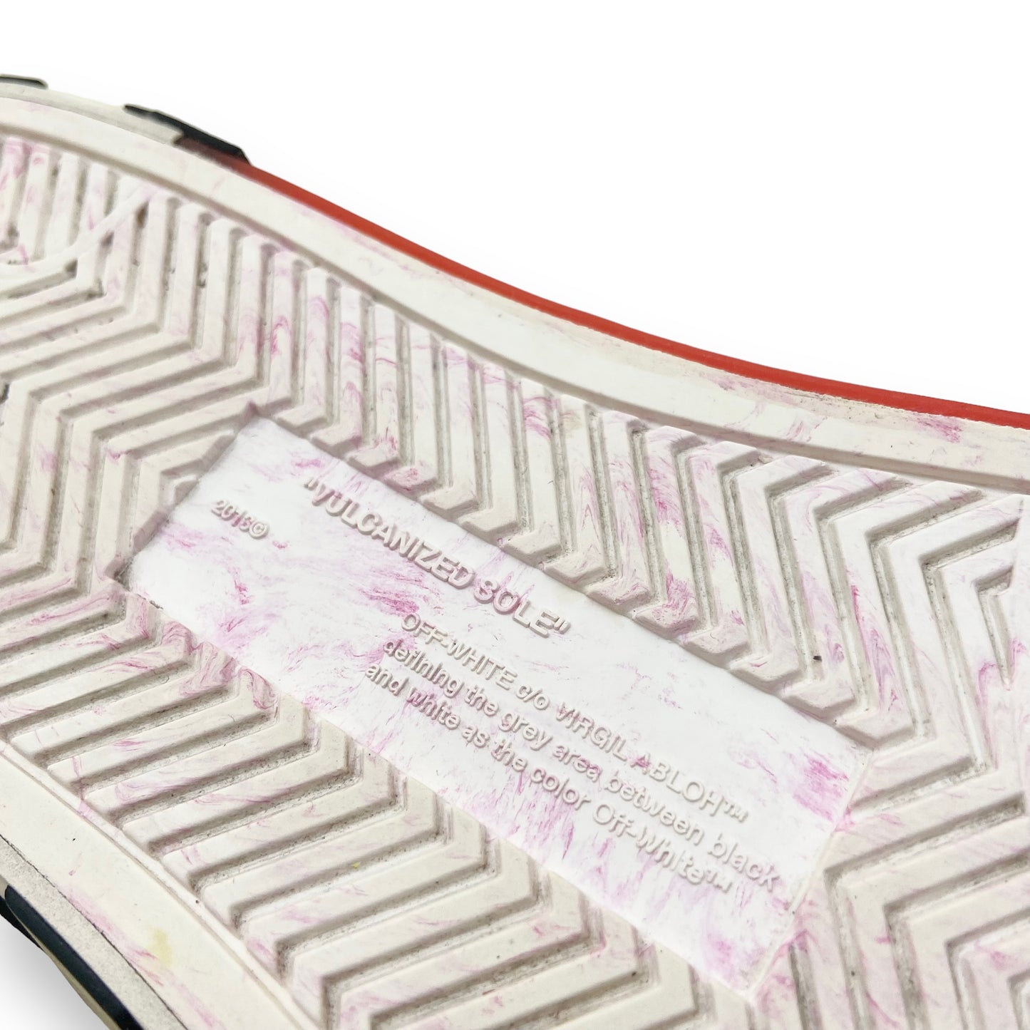 OFF-WHITE LOW TOP SNEAKERS WHITE UK7