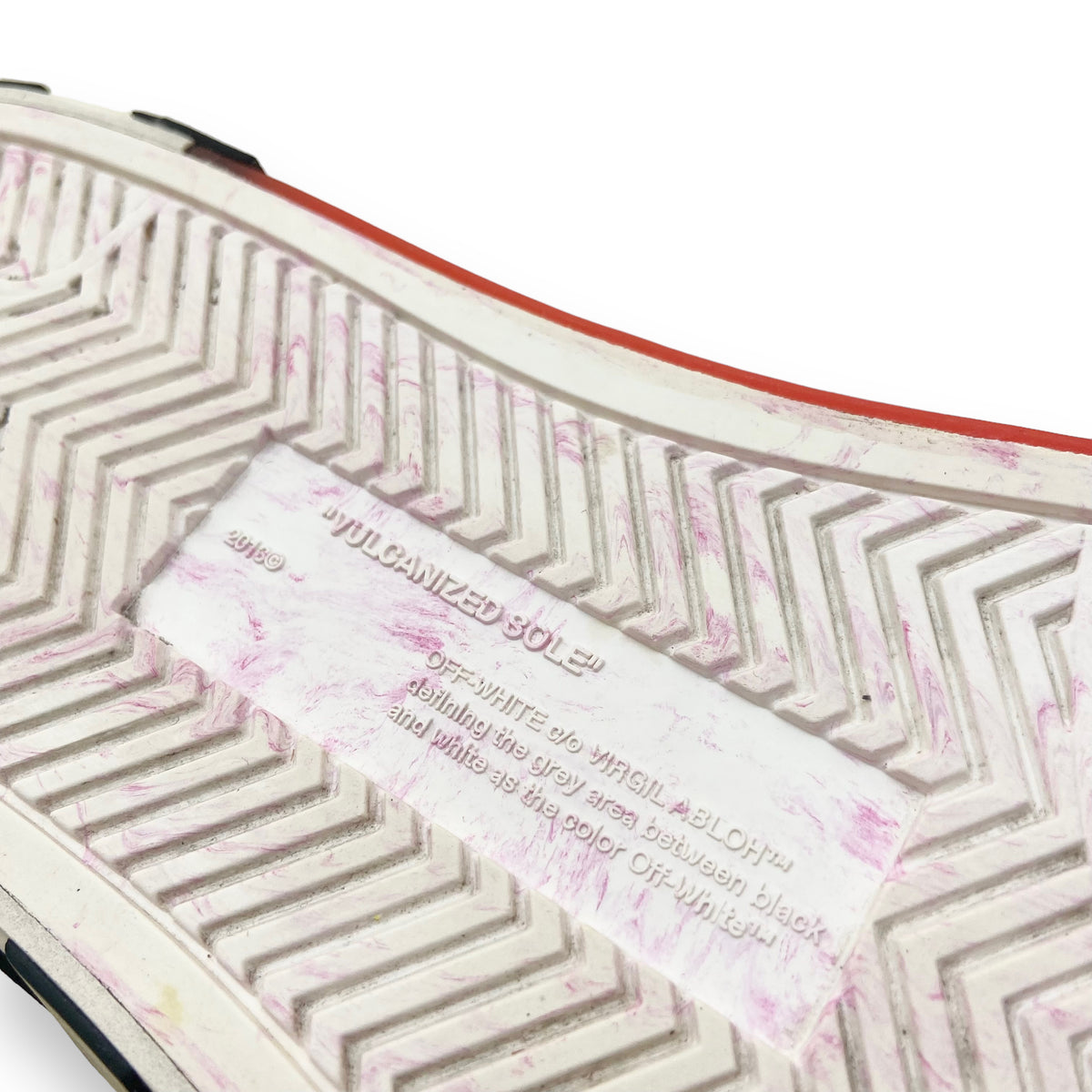 OFF-WHITE LOW TOP SNEAKERS WHITE UK7