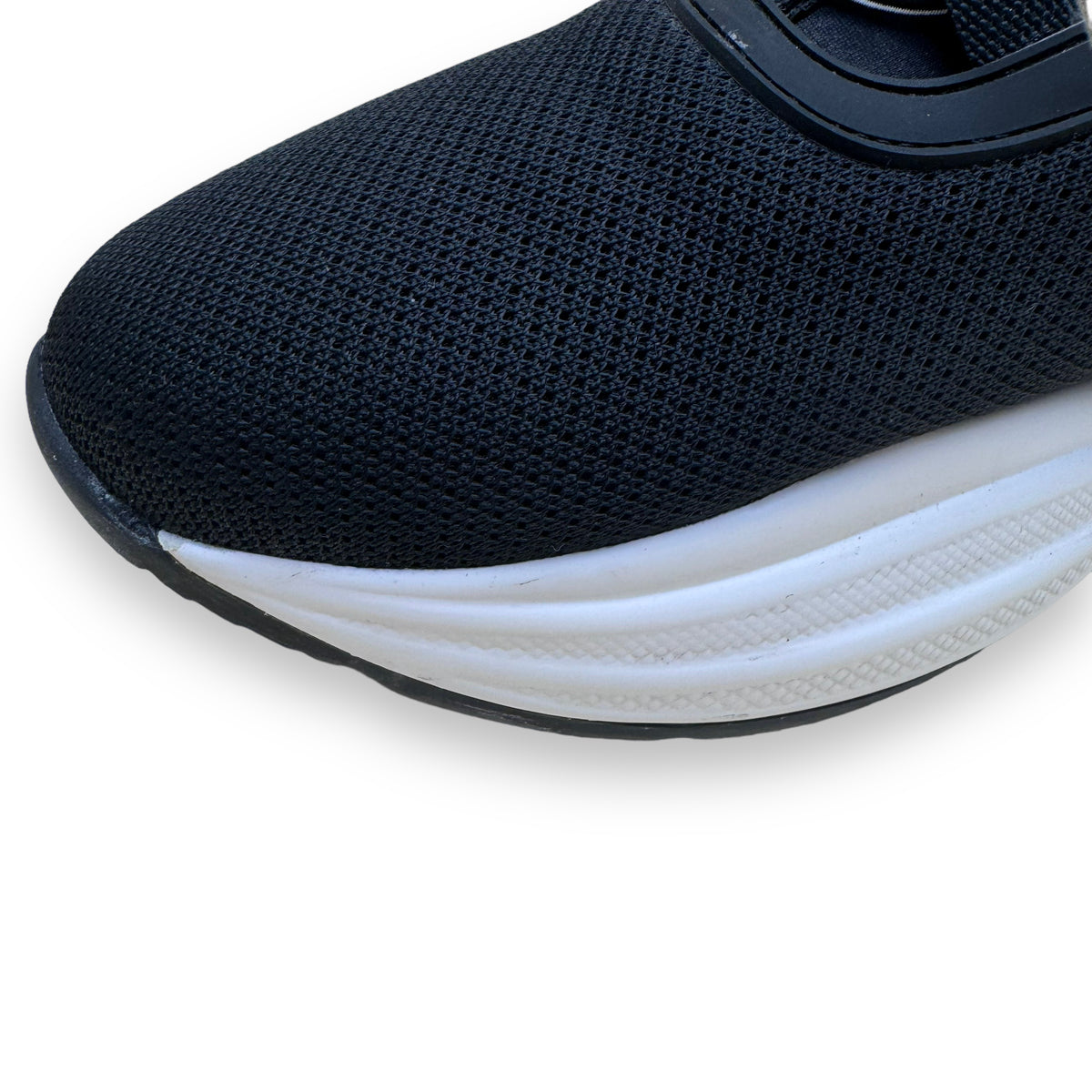 PRADA TECHNICAL FABRIC SNEAKERS BLACK UK8