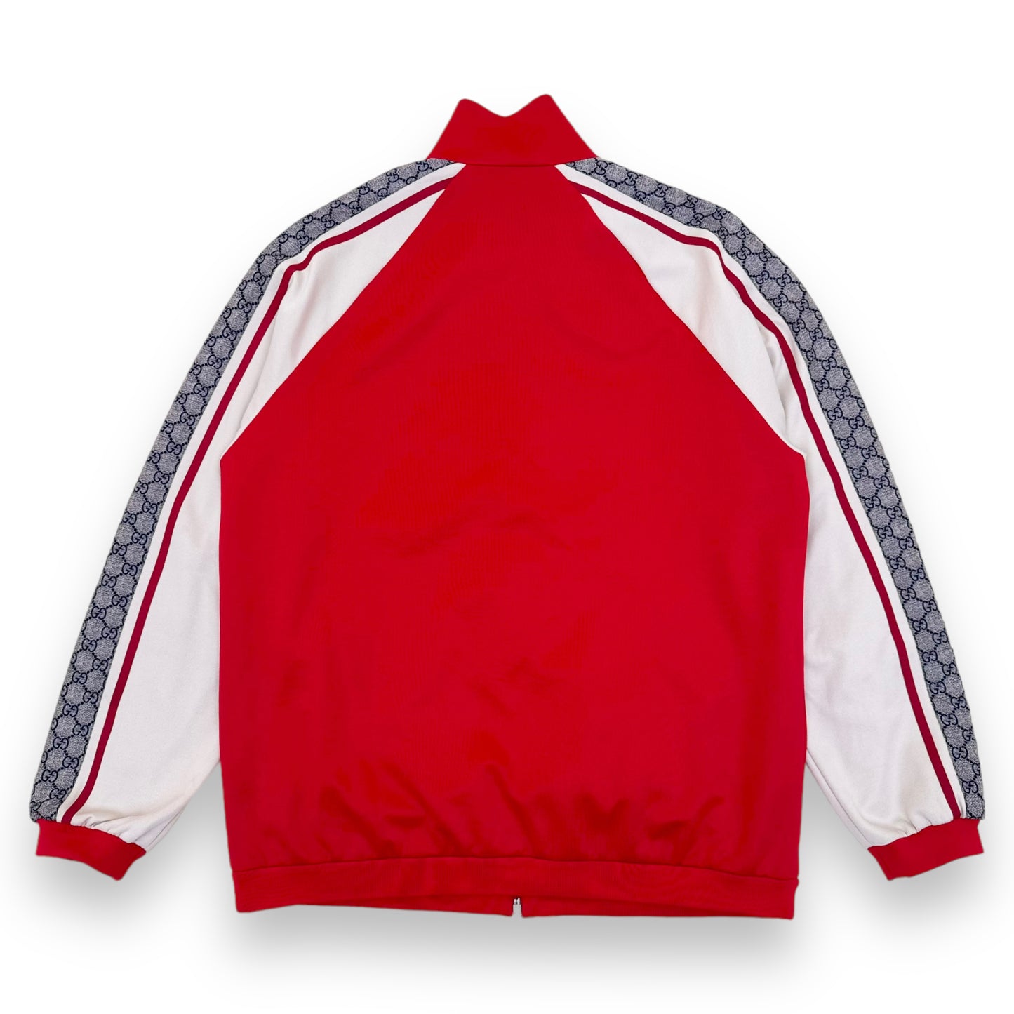 GUCCI ZIP-UP TECHNICAL TRACK JACKET RED L