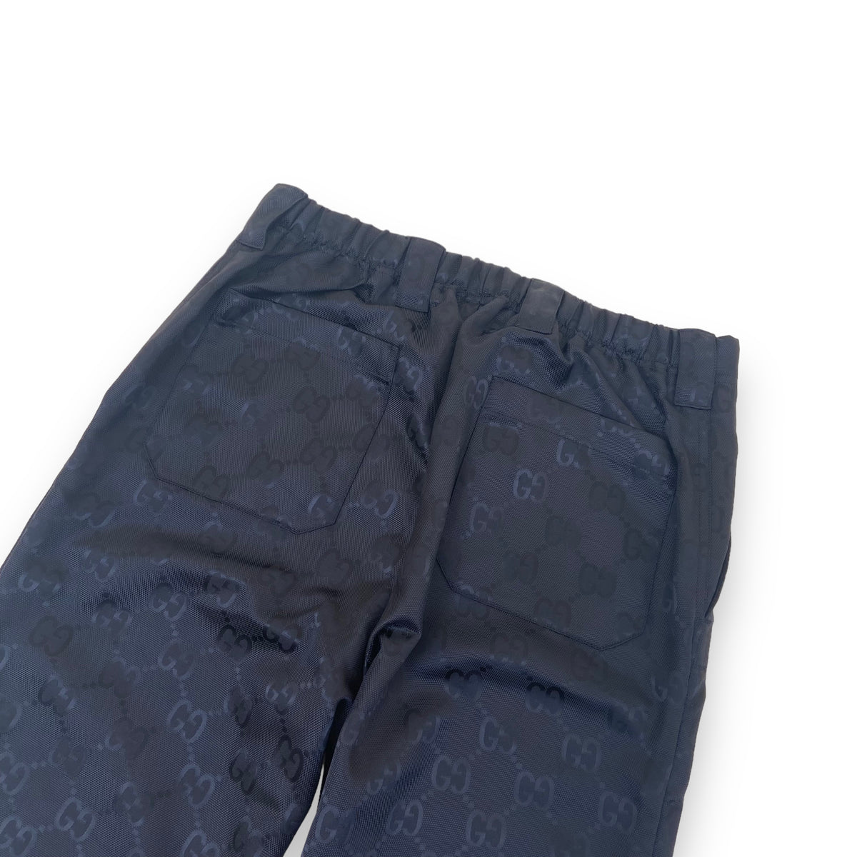 GUCCI GG ECO NYLON PANTS BLACK S