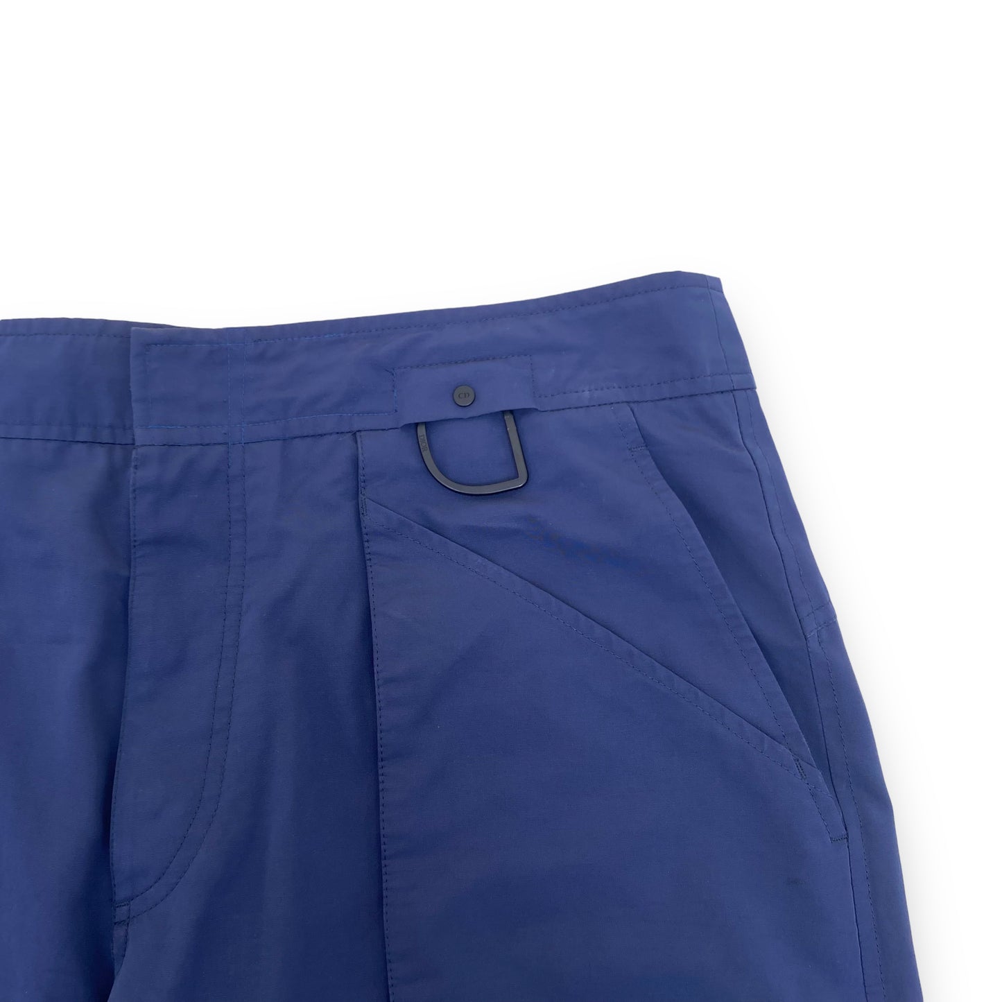 DIOR TECHNICAL LOGO CARGO PANTS NAVY XL
