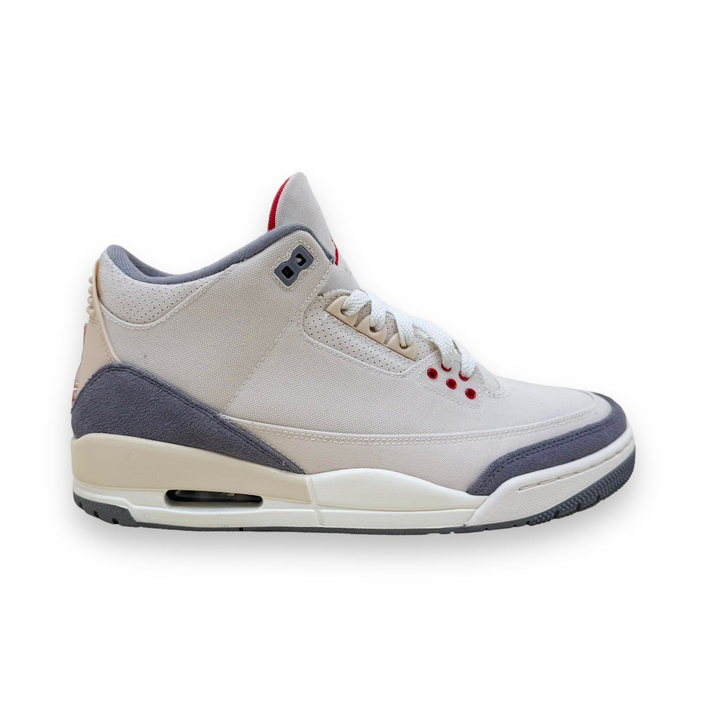AIR JORDAN 3 CANVAS SNEAKERS BEIGE UK9