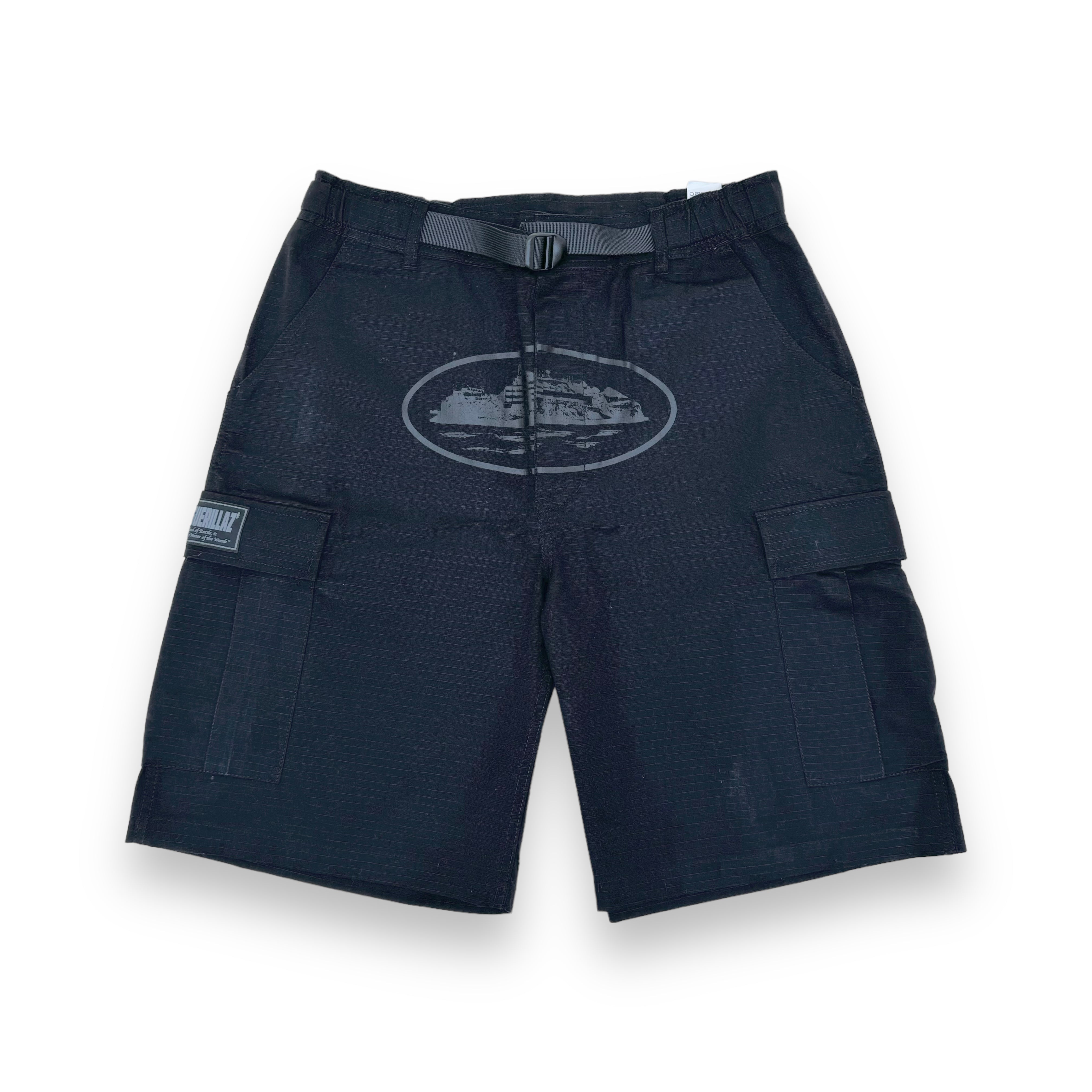 CORTEIZ CARGO SHORTS BLACK L