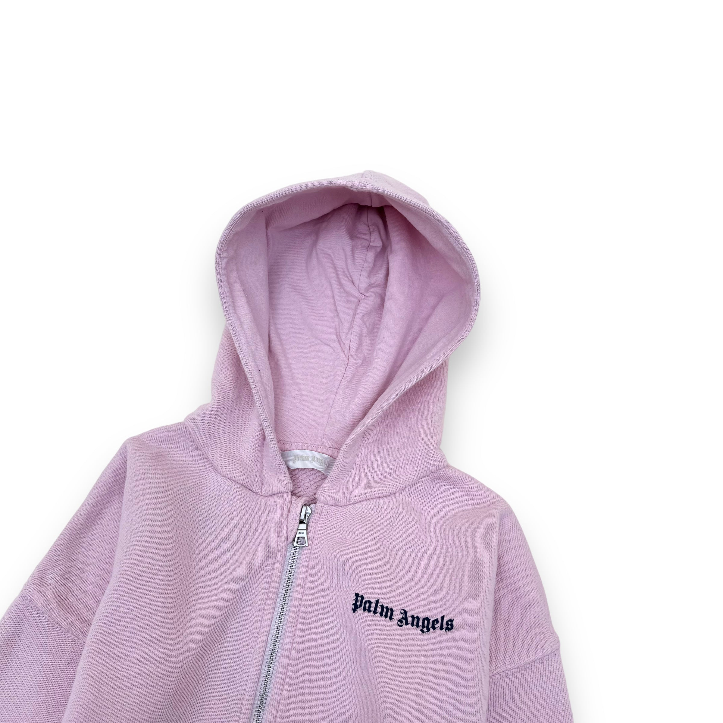 PALM ANGELS LOGO-PRINT HOODIE PINK AGE4