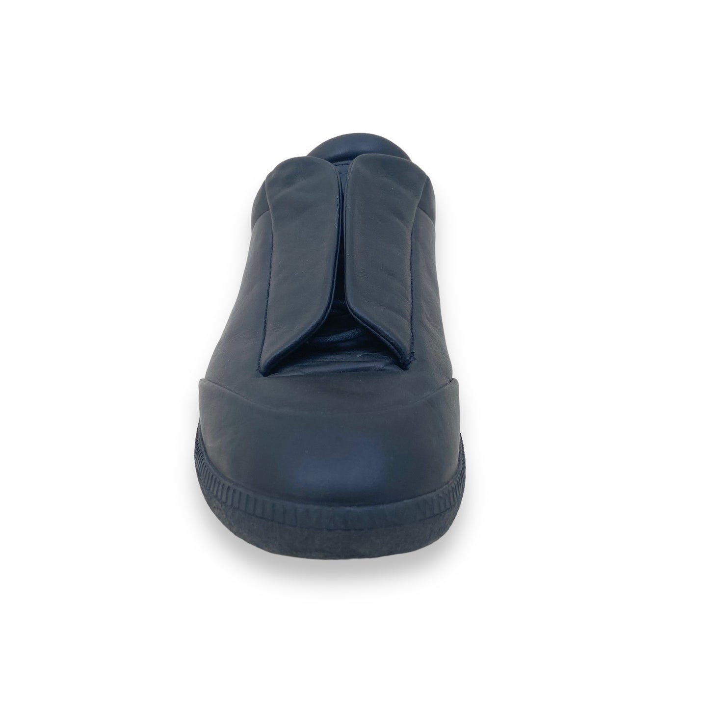 MAISON MARGIELA LEATHER SNEAKERS BLACK UK8