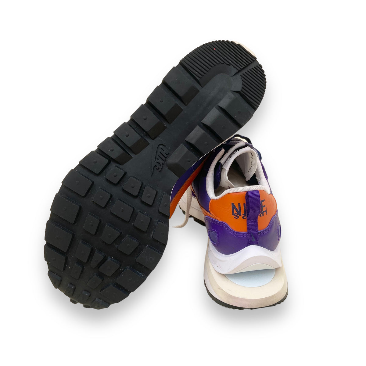 NIKE VAPOURWAFFLE SACAI DARK IRIS SNEAKERS UK8