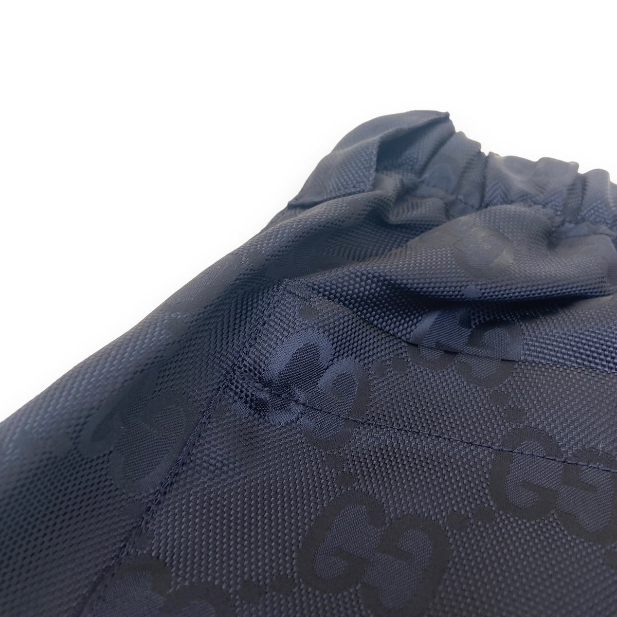 GUCCI GG ECO NYLON PANTS BLACK S