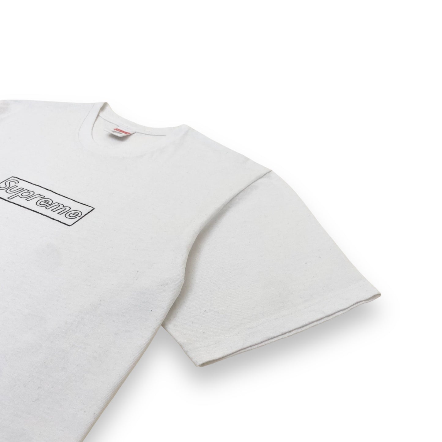 SUPREME X KAWS CHALK BOX LOGO T-SHIRT WHITE M
