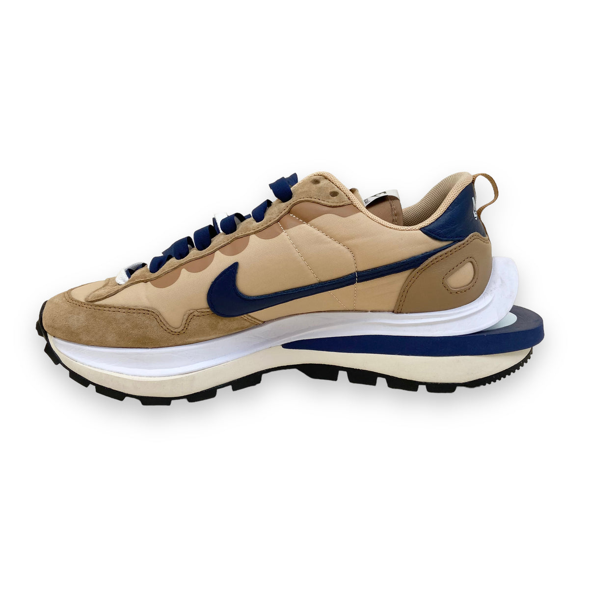 NIKE X SACAI VAPOURWAFFLE SNEAKERS ‘TAN NAVY’ UK9