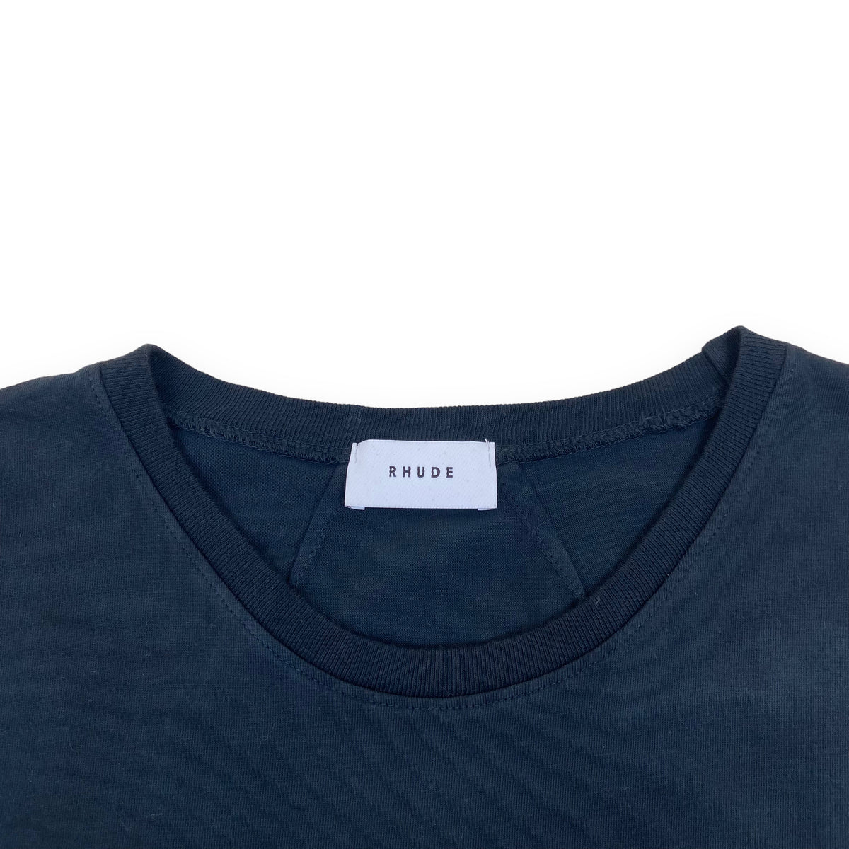 RHUDE T-SHIRT NAVY S