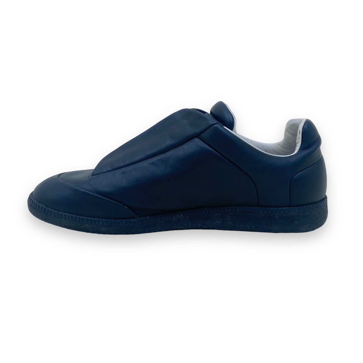 MAISON MARGIELA LEATHER SNEAKERS BLACK UK8