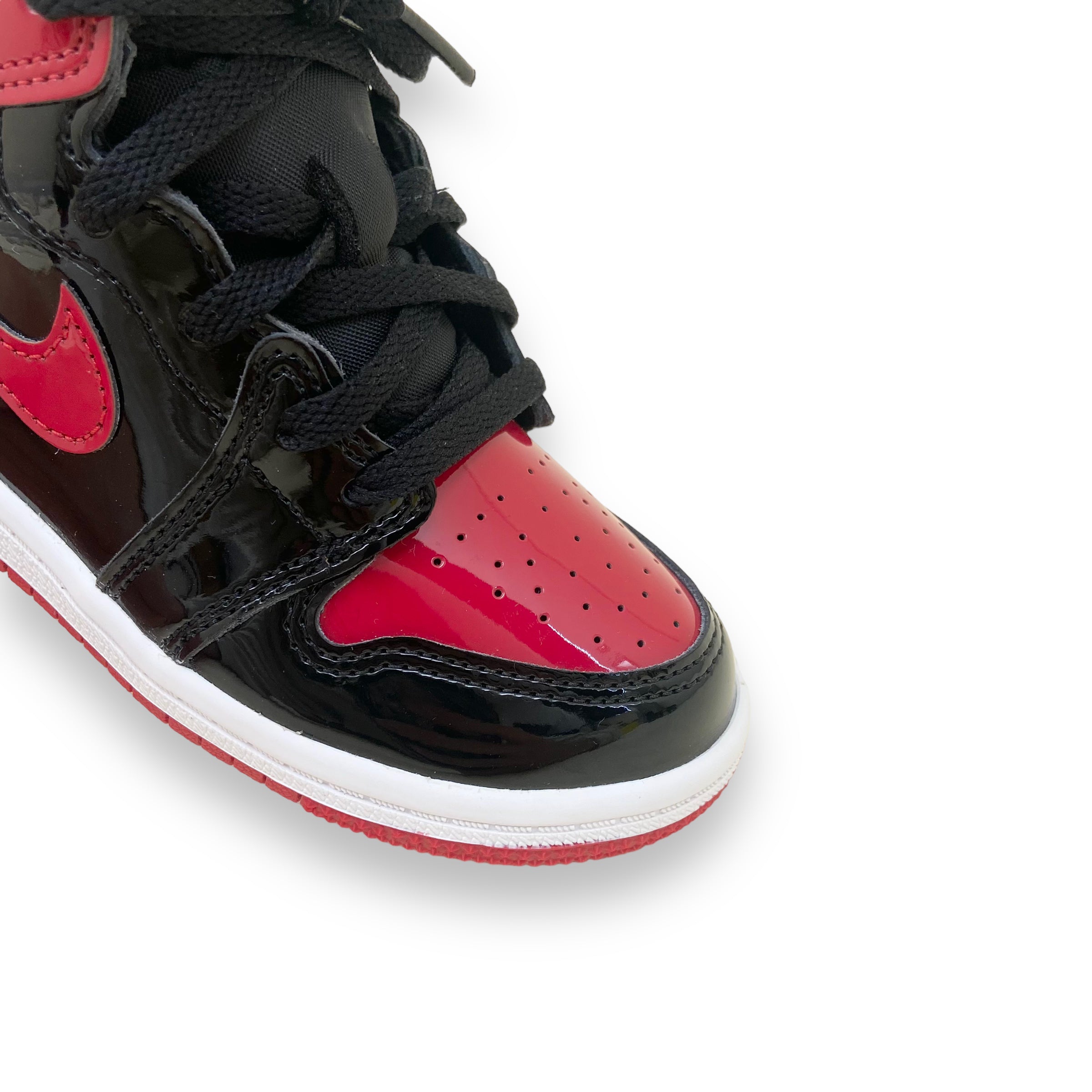 NIKE AIR JORDAN 1 RETRO HIGH OG ‘BRED PATENT’ UK8.5