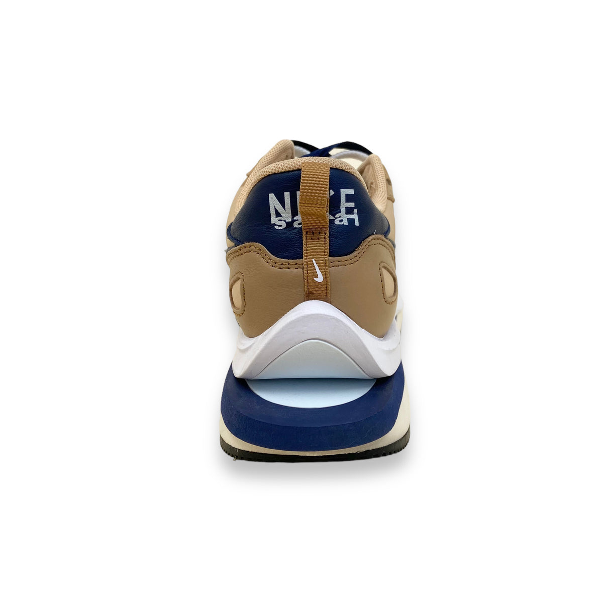 NIKE X SACAI VAPOURWAFFLE SNEAKERS ‘TAN NAVY’ UK9