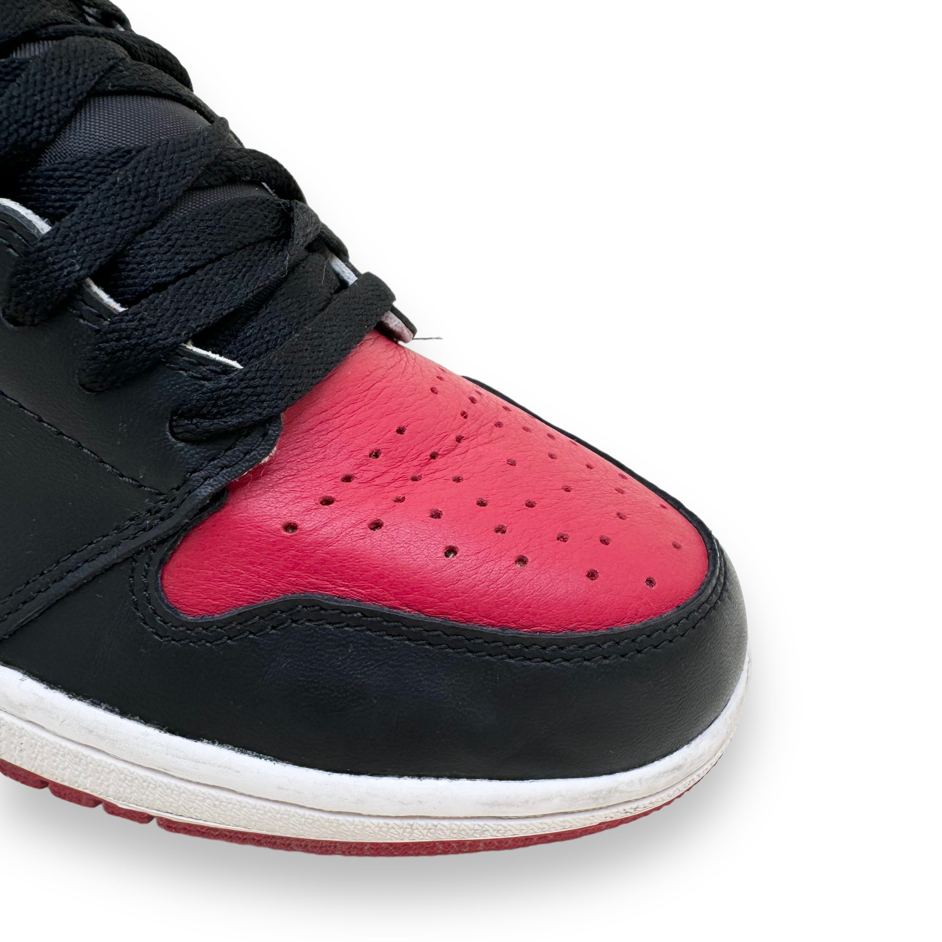 JORDAN 1 RETRO HIGH OG BRED TOE UK9