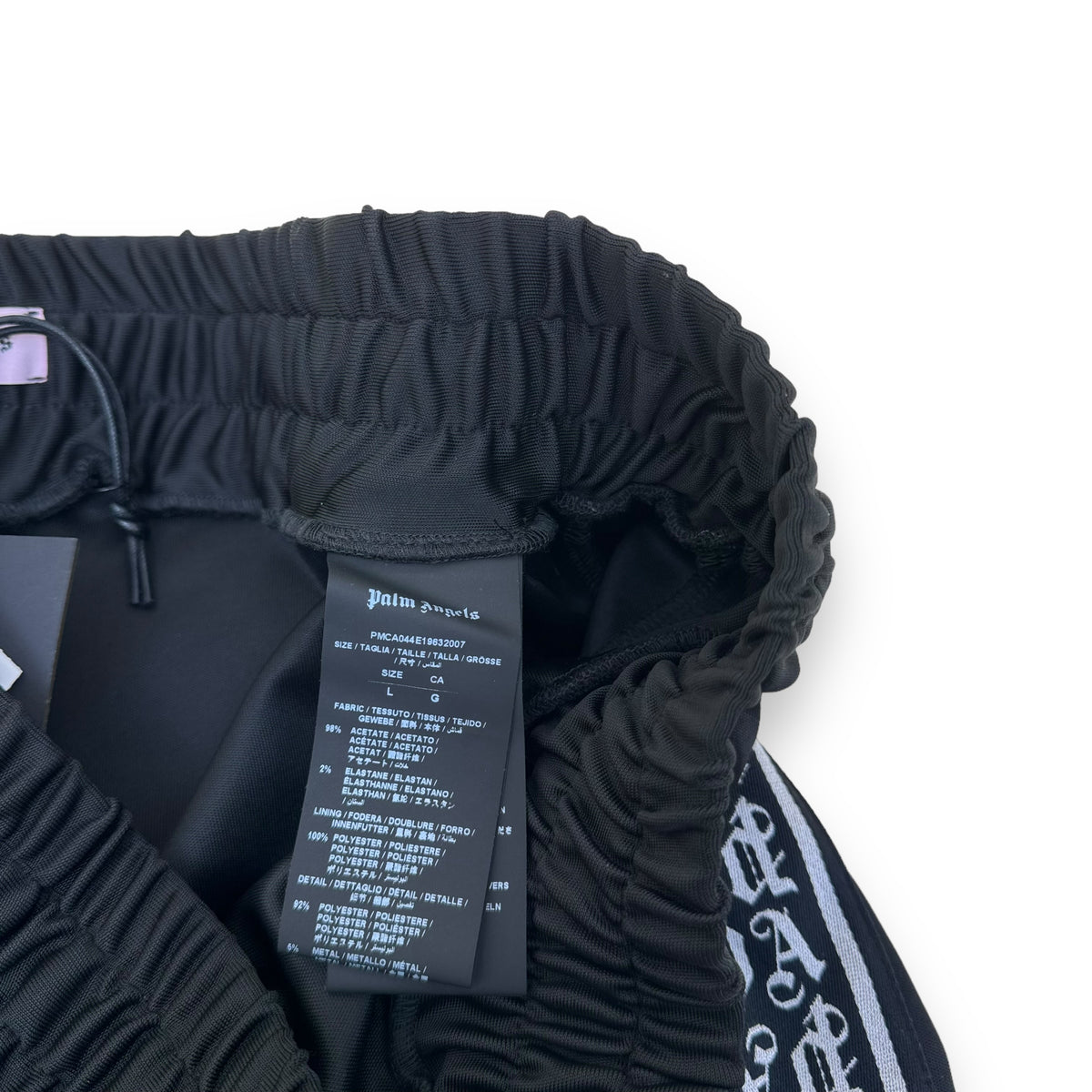 PALM ANGELS TRACK PANTS BLACK L