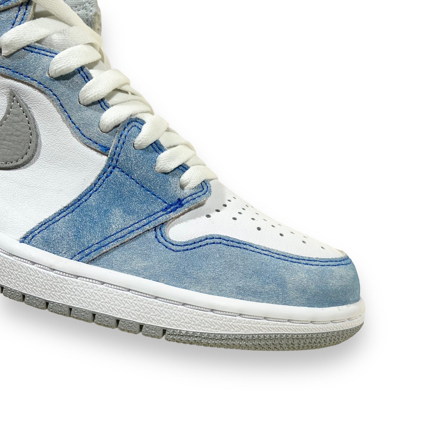 NIKE AIR JORDAN 1 HIGH TOP HYPER ROYAL SNEAKERS UK7