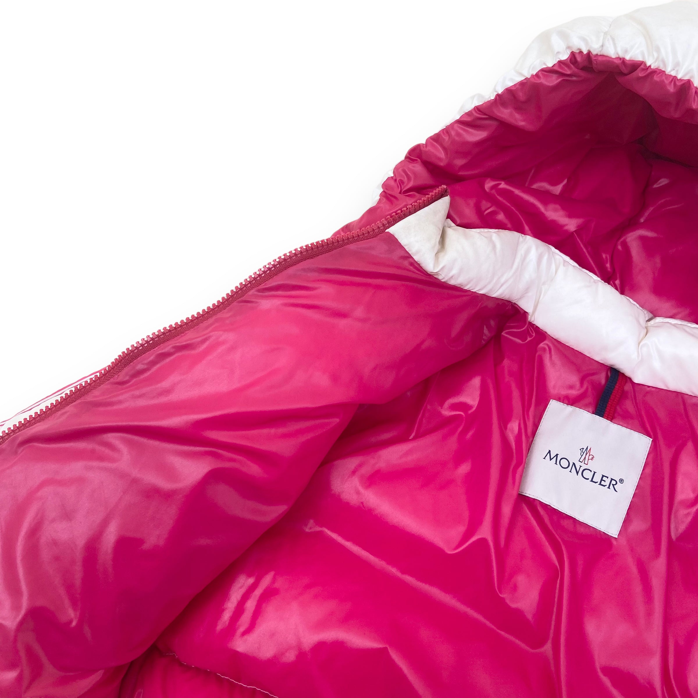 MONCLER PUFFER JACKET WHITE AGE5