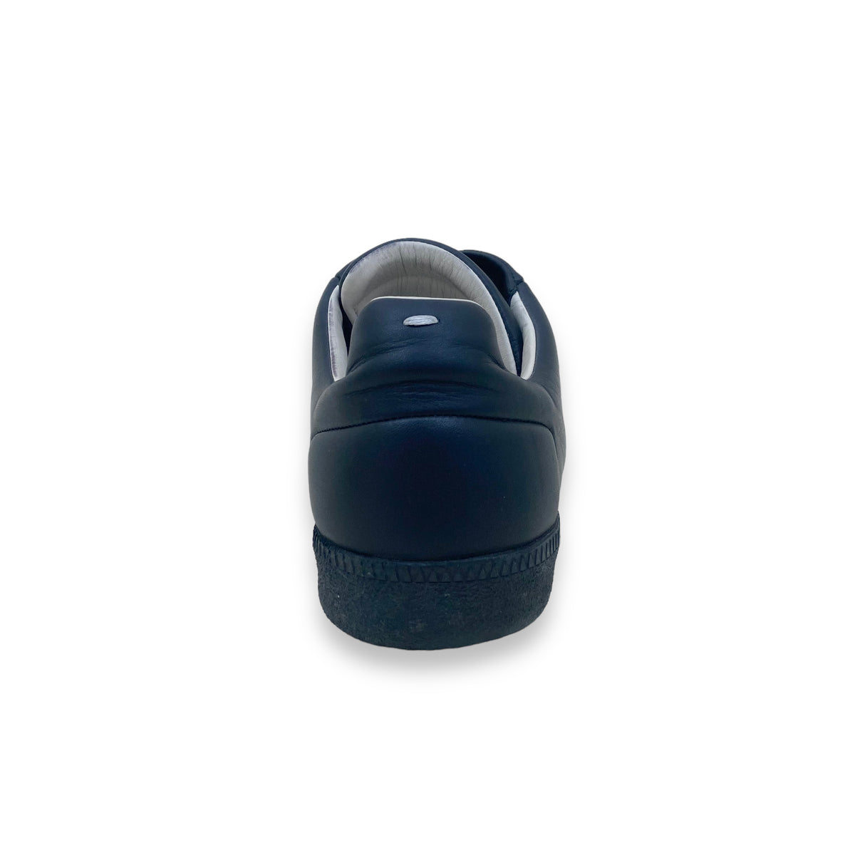 MAISON MARGIELA LEATHER SNEAKERS BLACK UK8