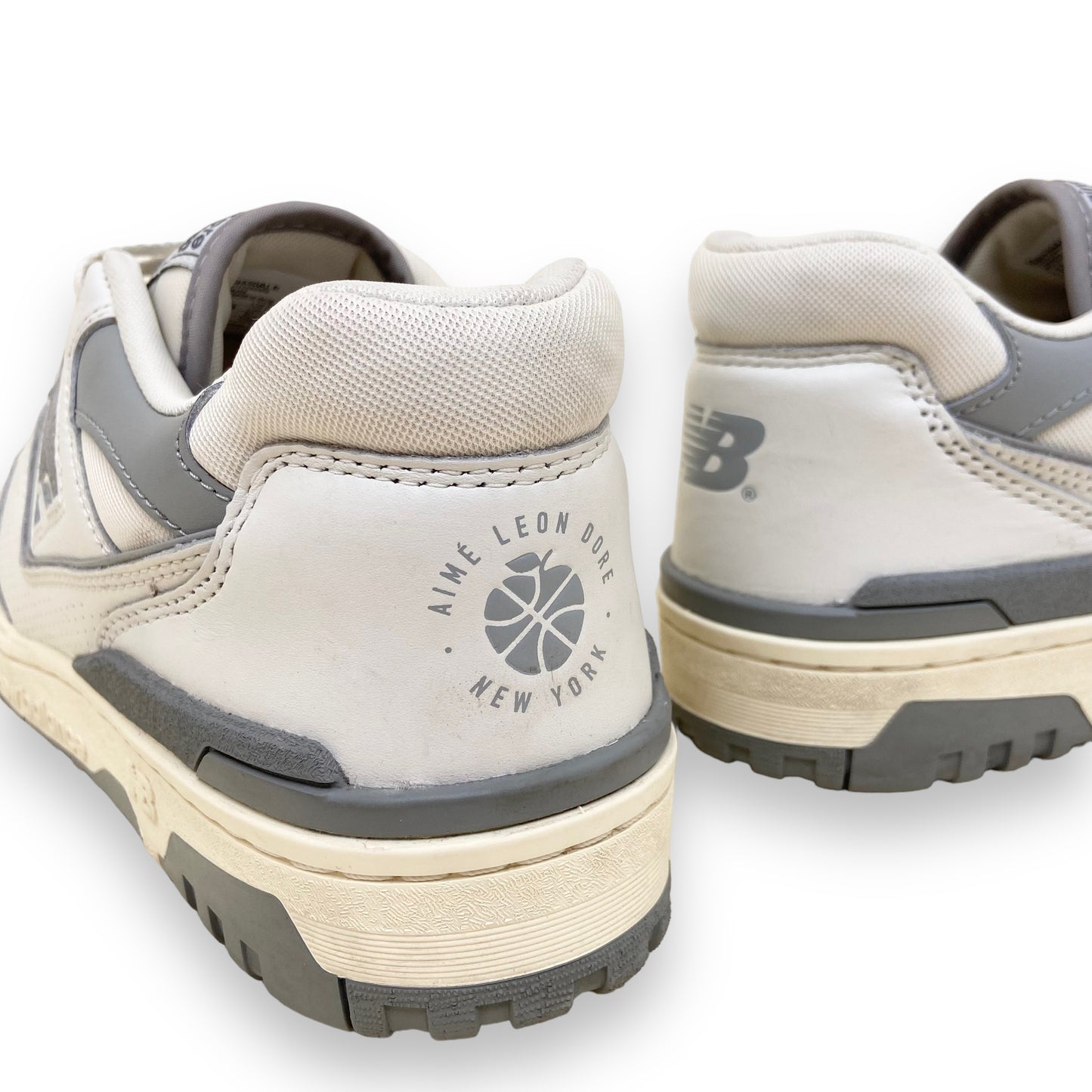 AIME LEON DORE X NEW BALANCE 550 SNEAKERS WHITE / GREY UK10.5