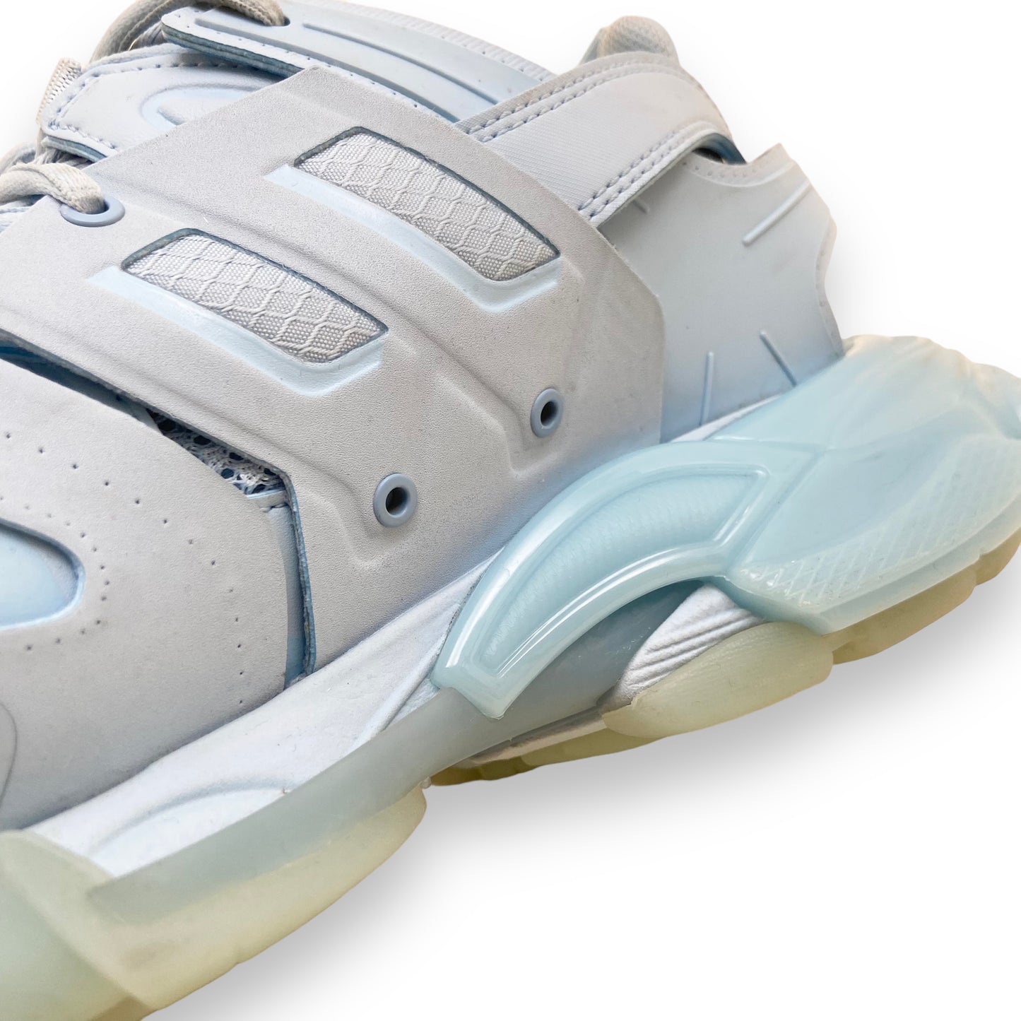 BALENCIAGA TRACK RUNNER SNEAKERS BABY BLUE UK8