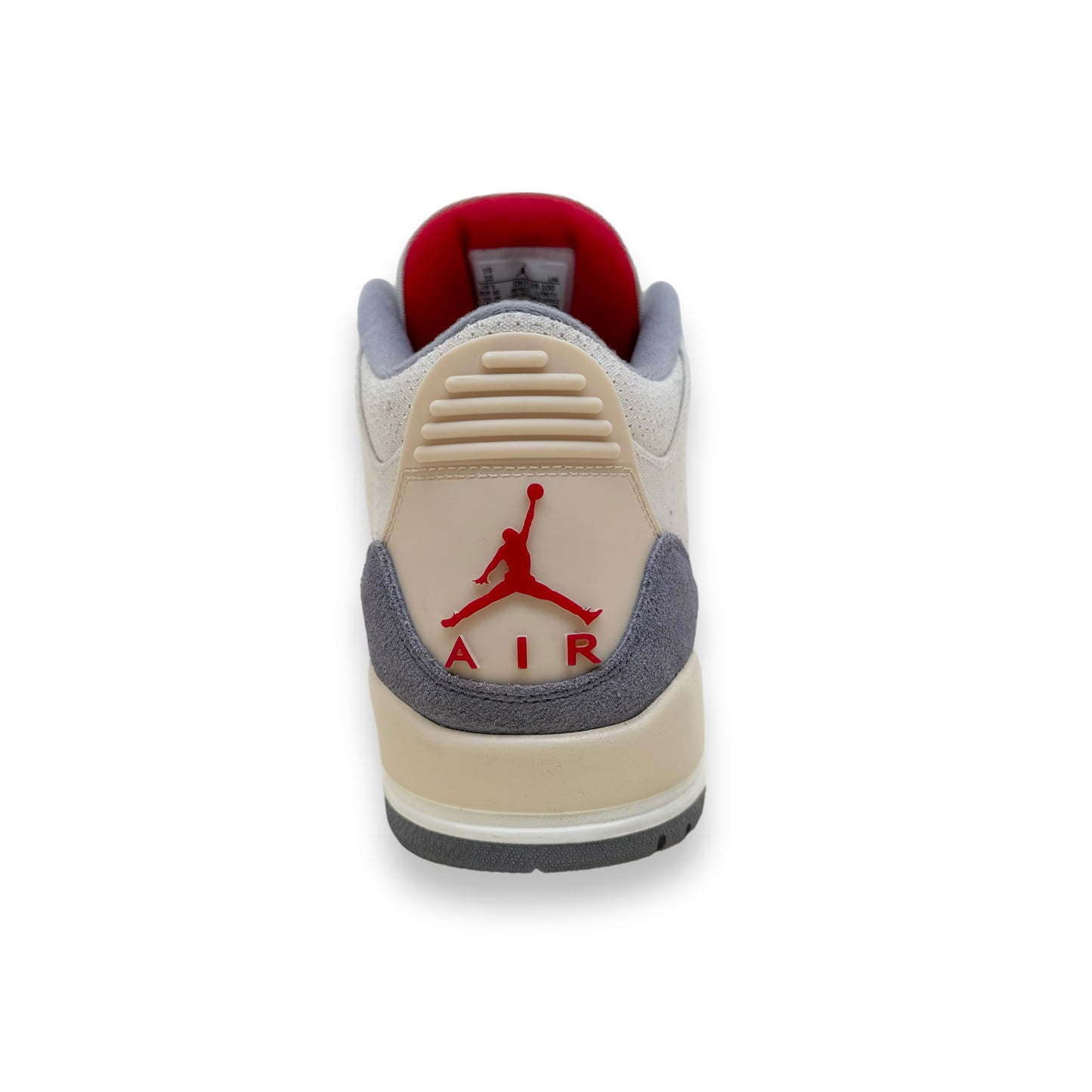 AIR JORDAN 3 CANVAS SNEAKERS BEIGE UK9