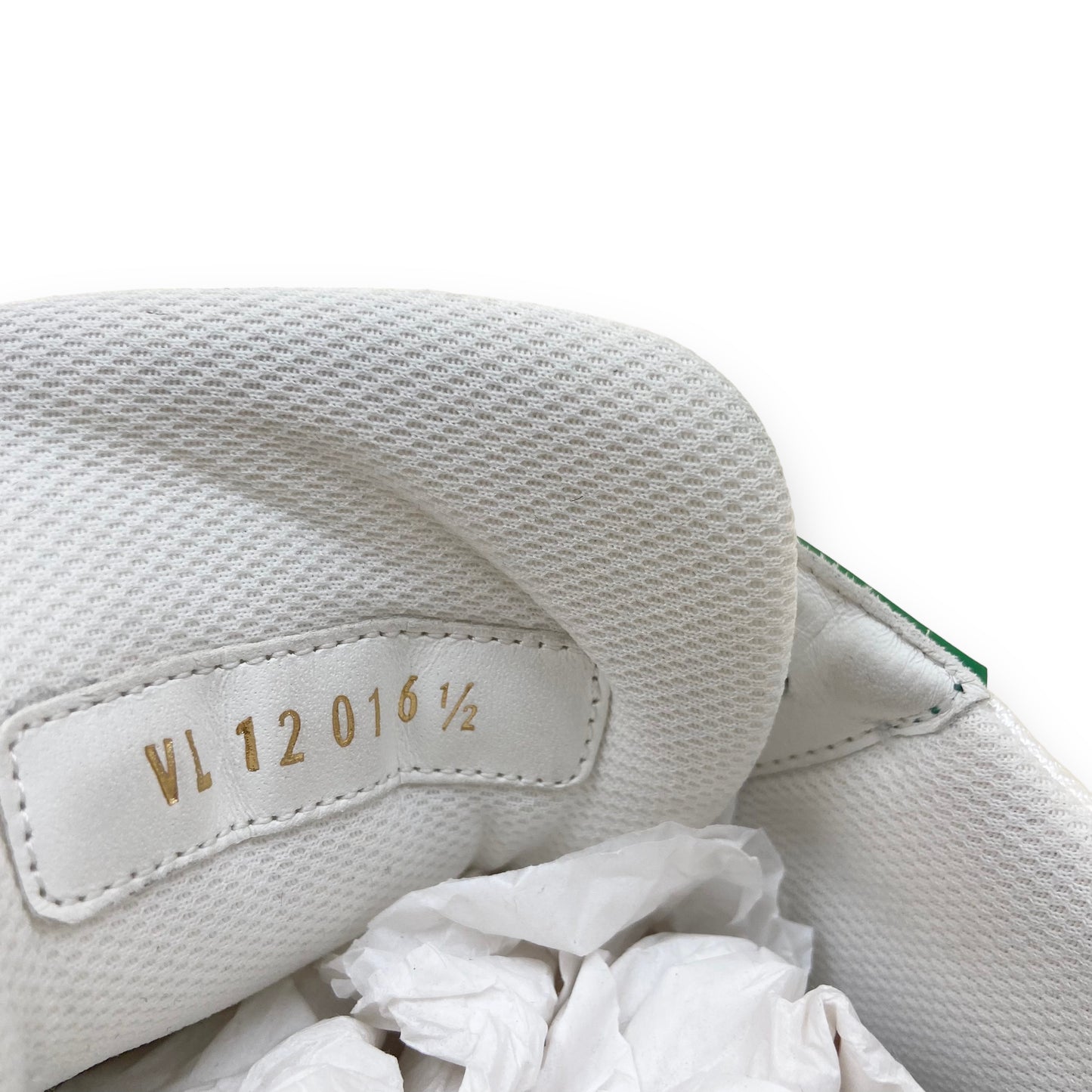 LOUIS VUITTON LV MONOGRAM DENIM SNEAKERS GREEN UK6.5