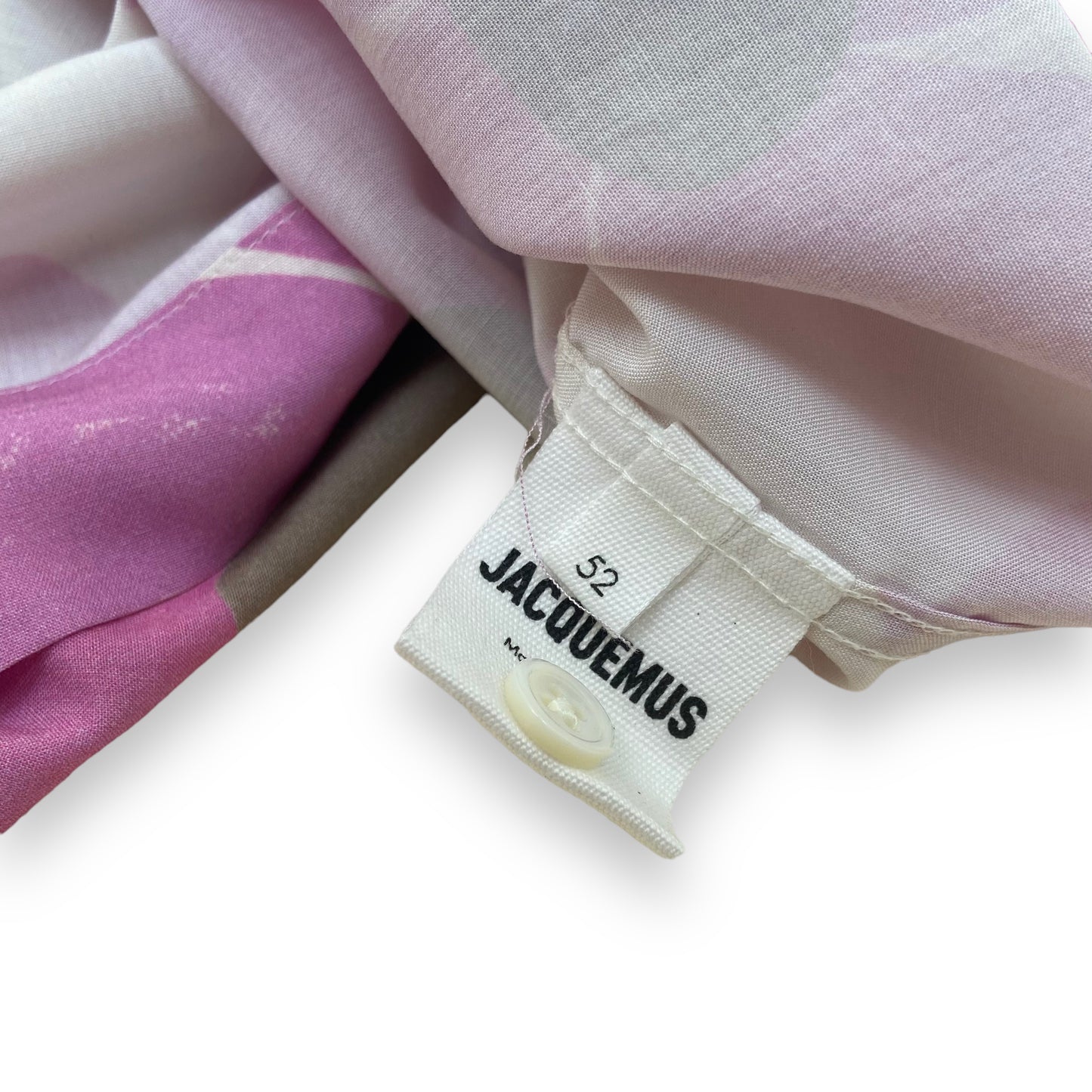 JACQUEMUS ‘LE PAPIER’ FLORAL SHIRT PINK XL