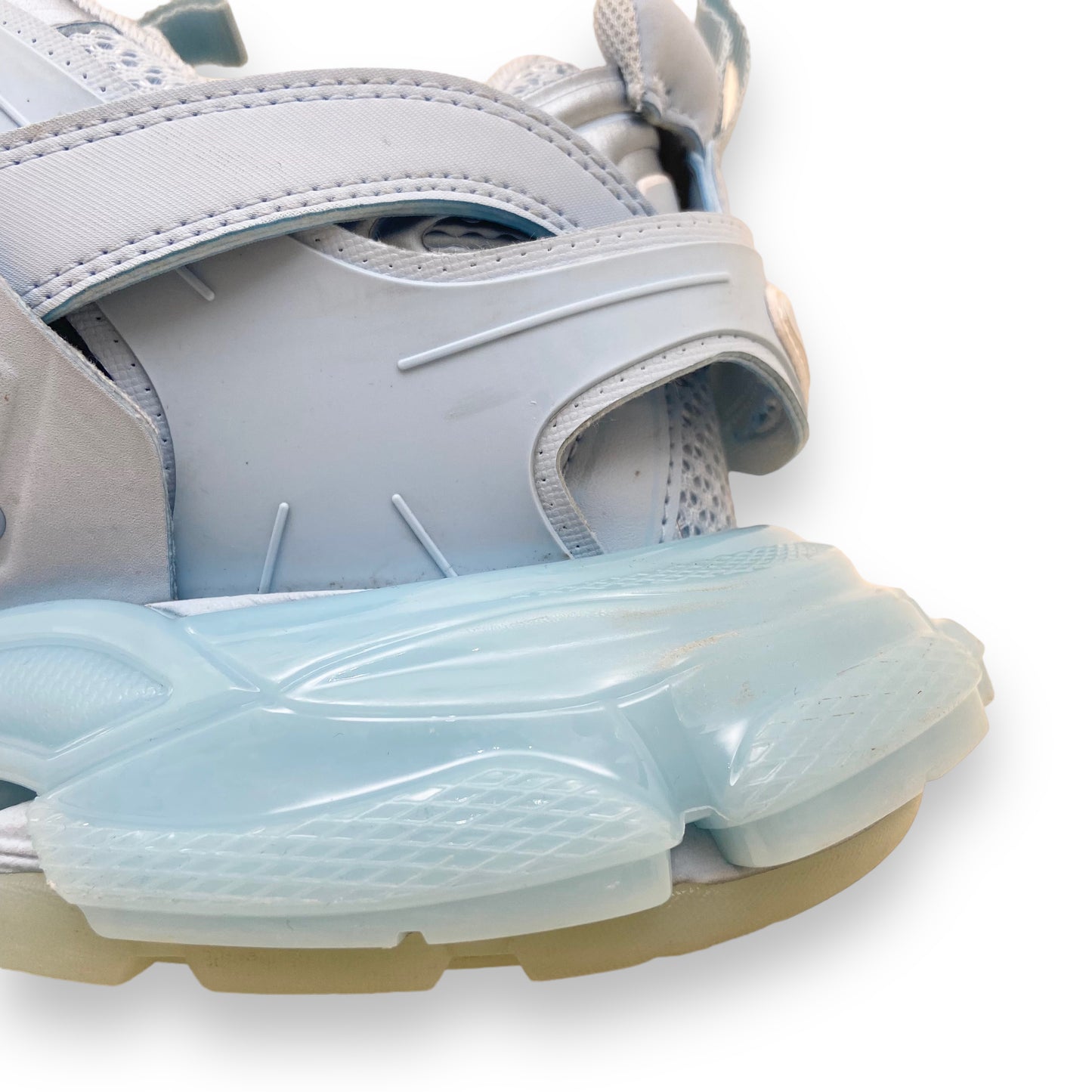BALENCIAGA TRACK RUNNER SNEAKERS BABY BLUE UK8