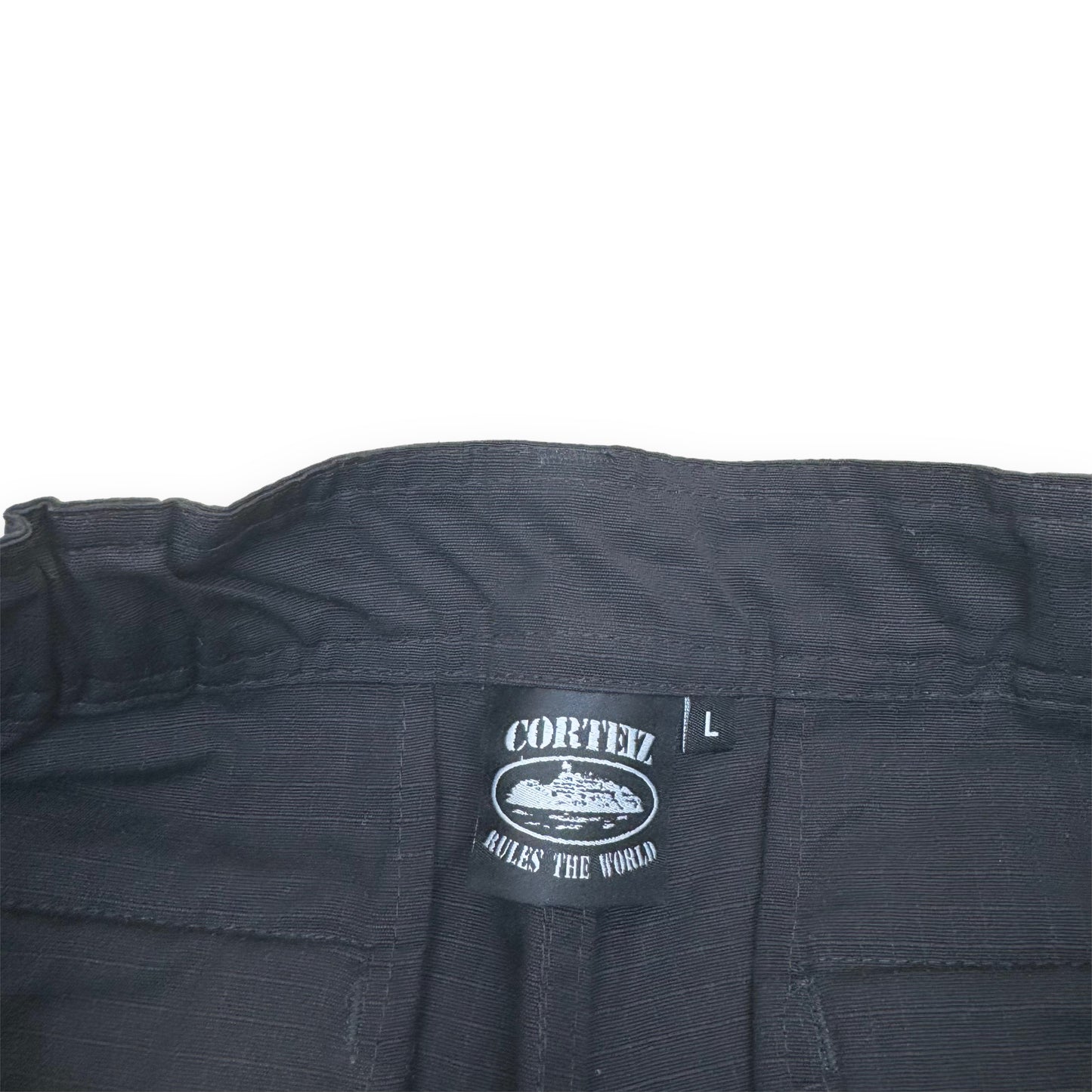 CORTEIZ CARGO SHORTS BLACK L