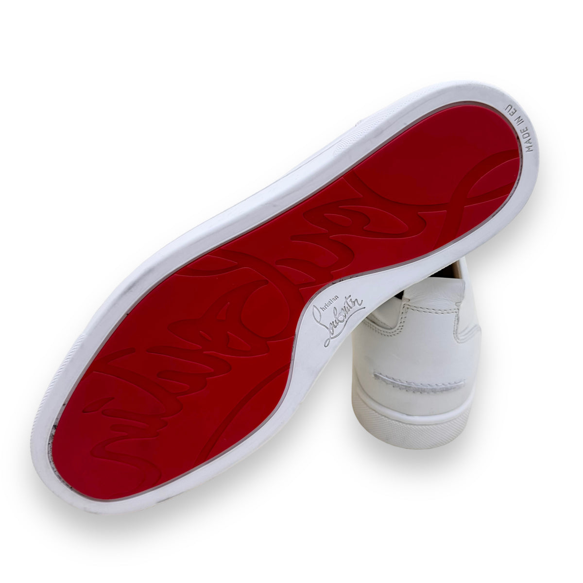 CHRISTIAN LOUBOUTIN LOUIS JUNIOR SNEAKER WHITE UK7