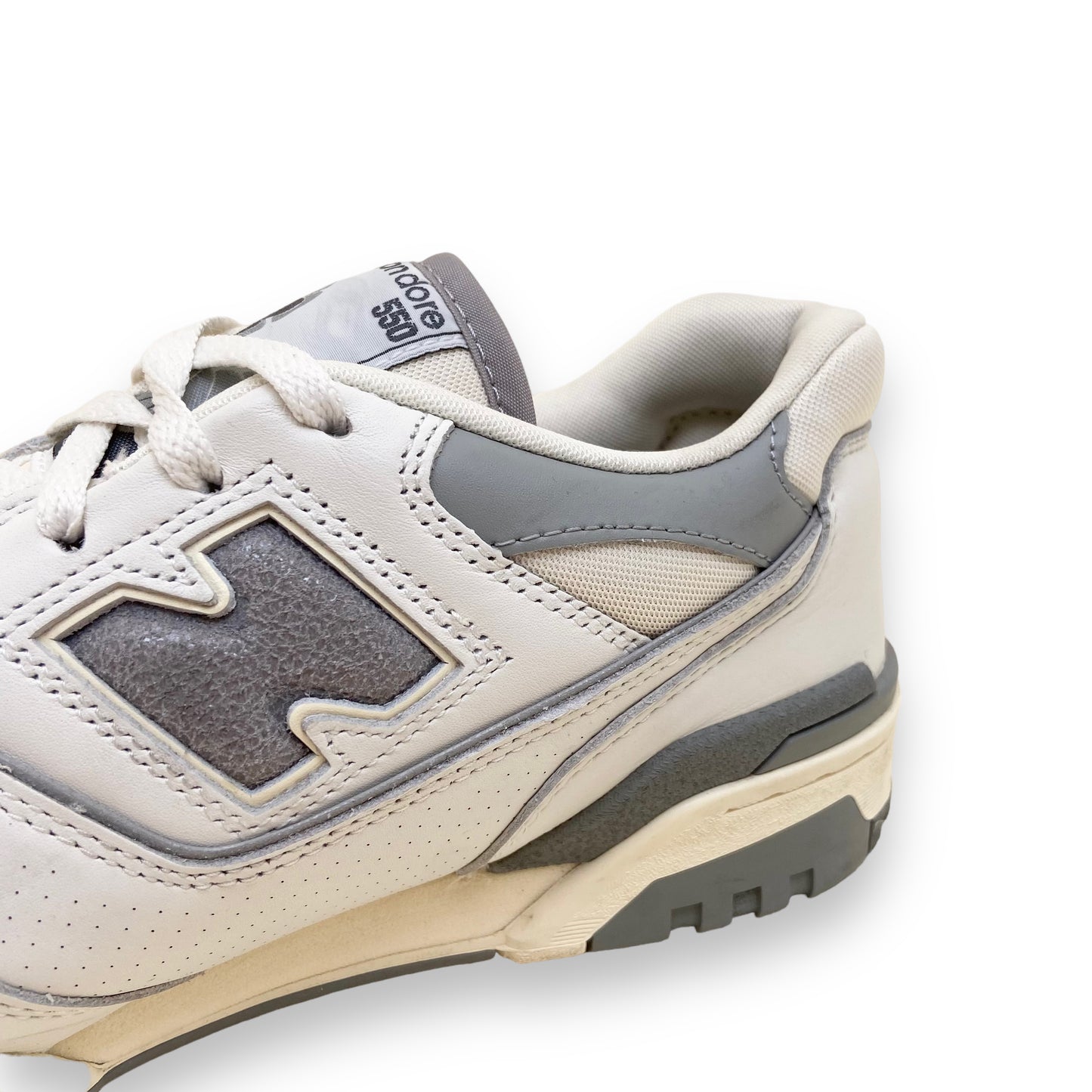 AIME LEON DORE X NEW BALANCE 550 SNEAKERS WHITE / GREY UK10.5