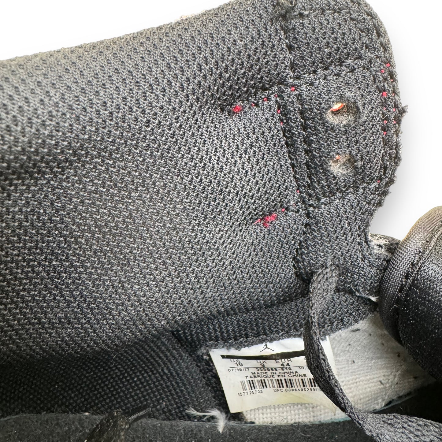 JORDAN 1 RETRO HIGH OG BRED TOE UK9