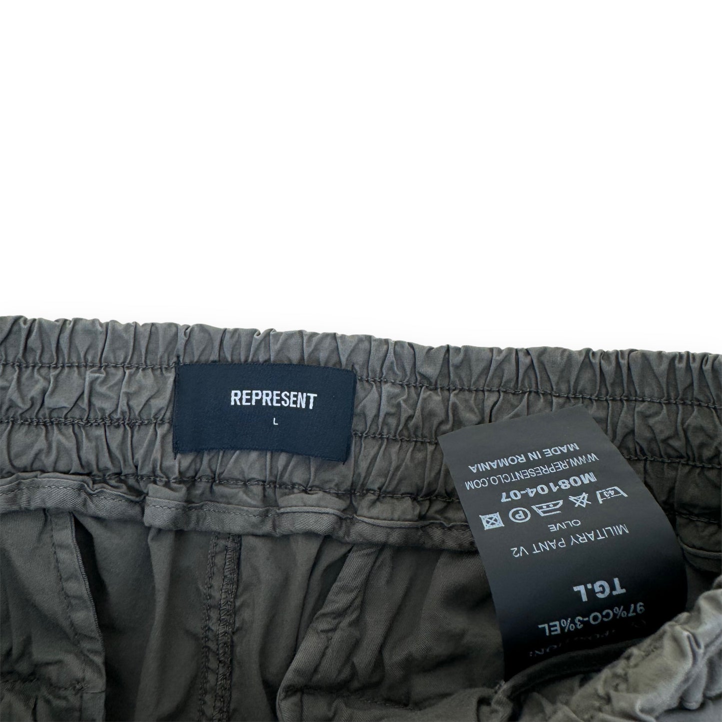 REPRESENT CARGO TROUSERS GREY L