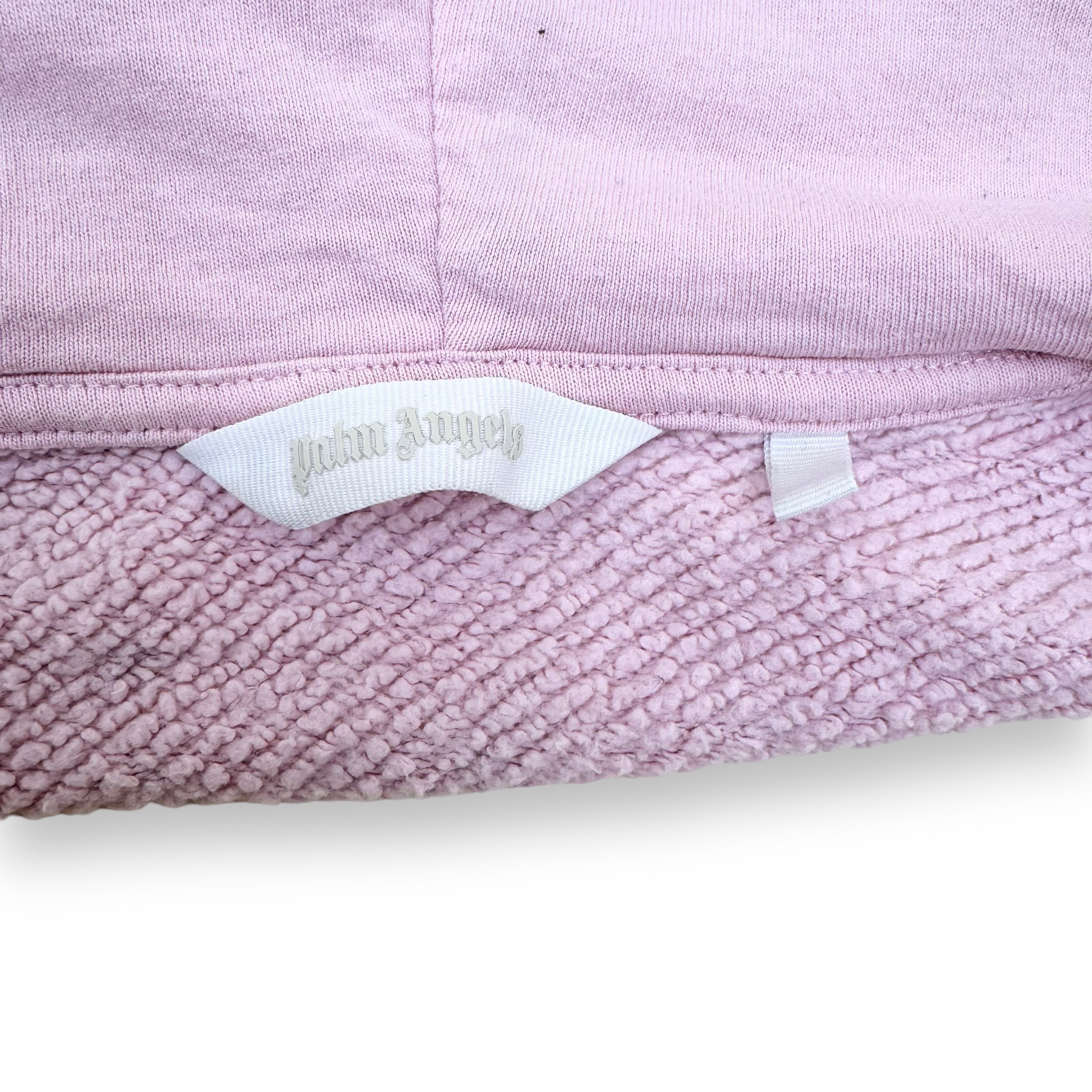 PALM ANGELS LOGO-PRINT HOODIE PINK AGE4